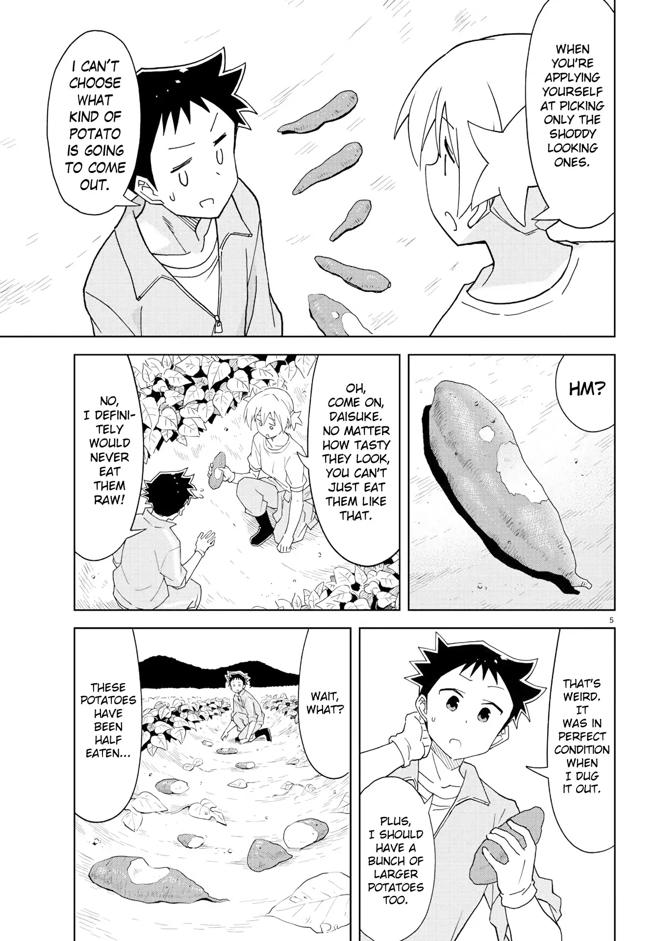 Atsumare! Fushigi Kenkyu-bu Chapter 152 page 5 - Chapter 152: The Mystery of Sweet Potato Digging