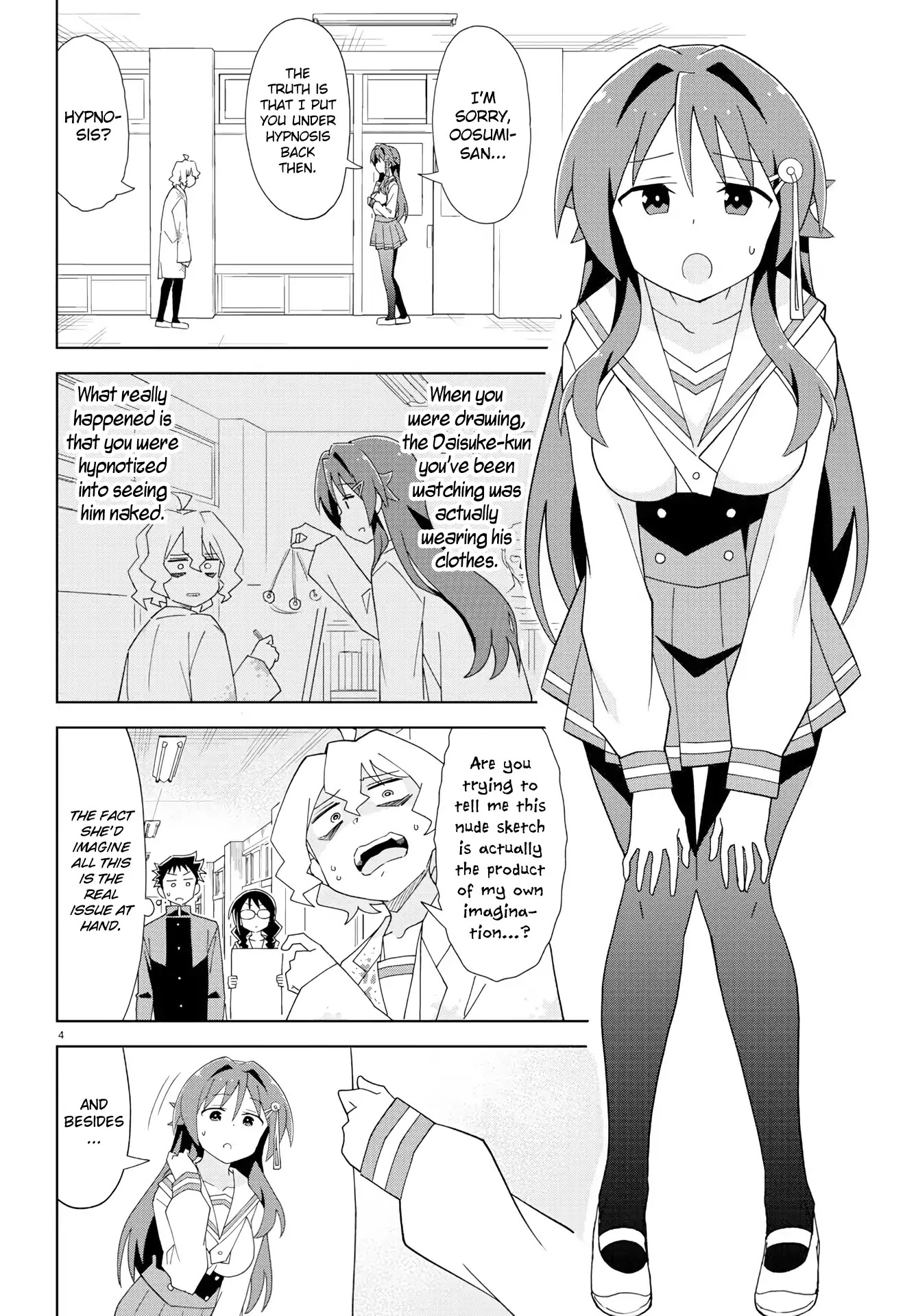Atsumare! Fushigi Kenkyu-bu Chapter 154 page 4 - Chapter 154: The Mystery of Nude Modeling