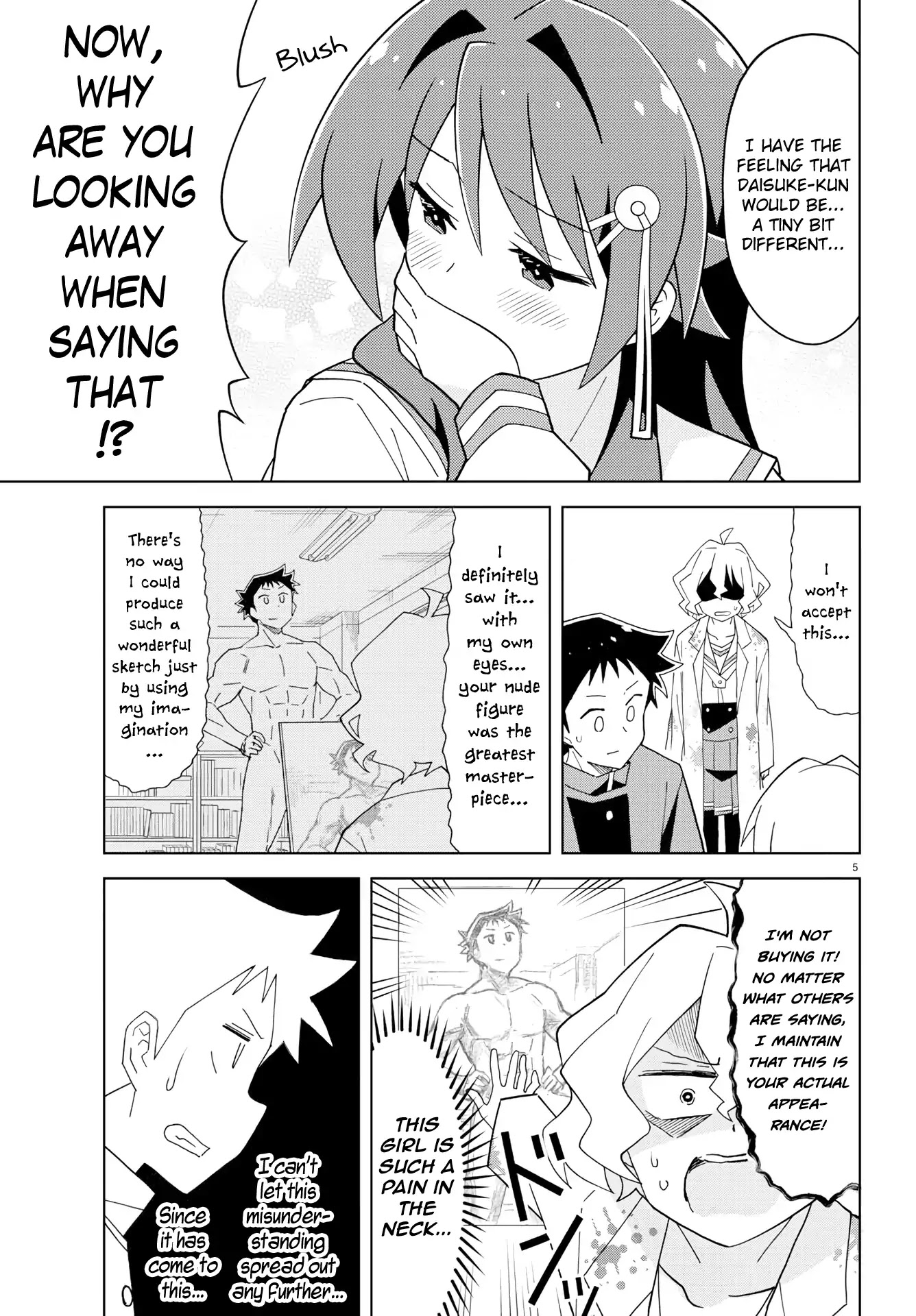 Atsumare! Fushigi Kenkyu-bu Chapter 154 page 5 - Chapter 154: The Mystery of Nude Modeling