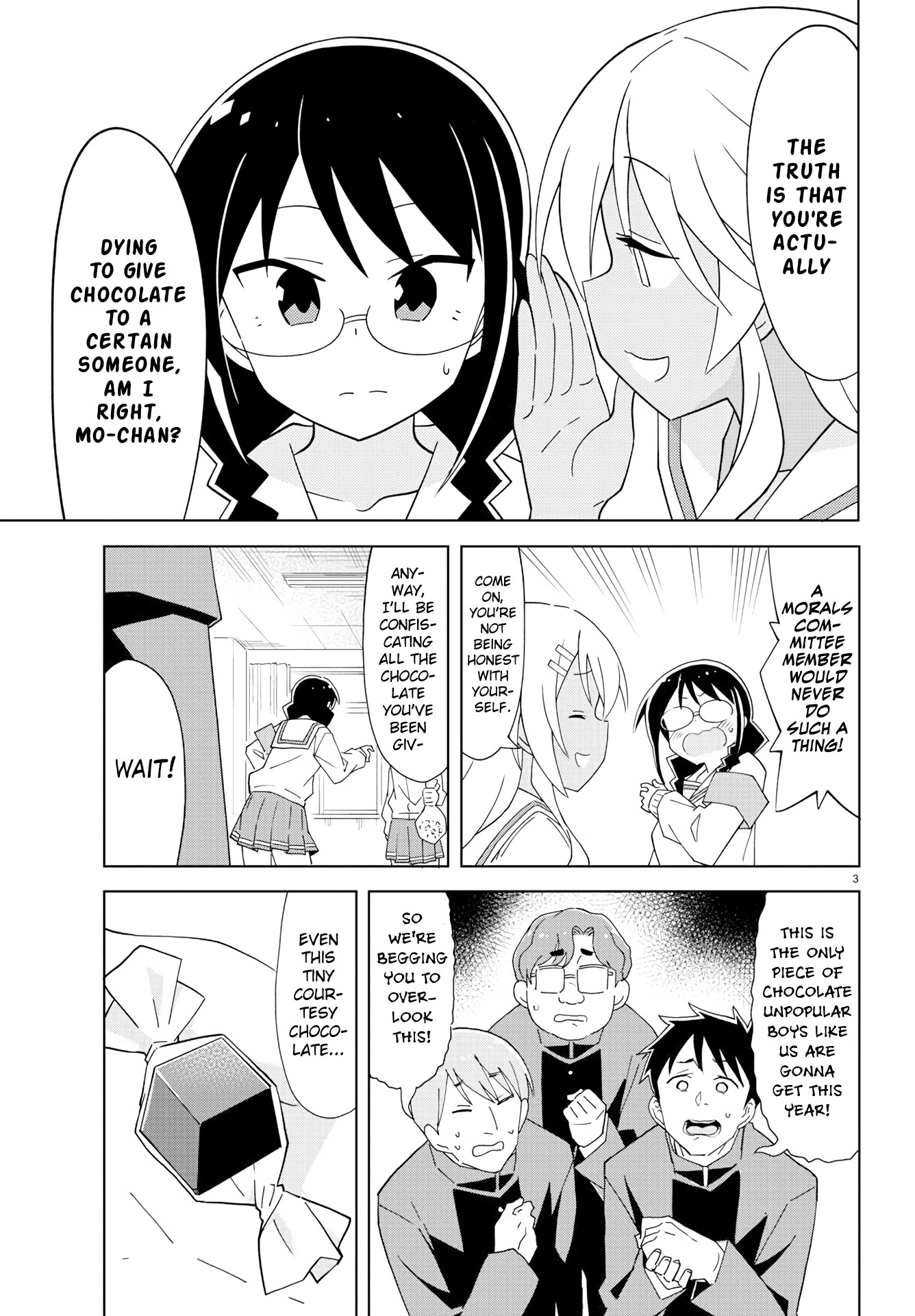 Atsumare! Fushigi Kenkyu-bu Chapter 164 page 4 - Chapter 164: The Mystery of Courtesy Chocolate