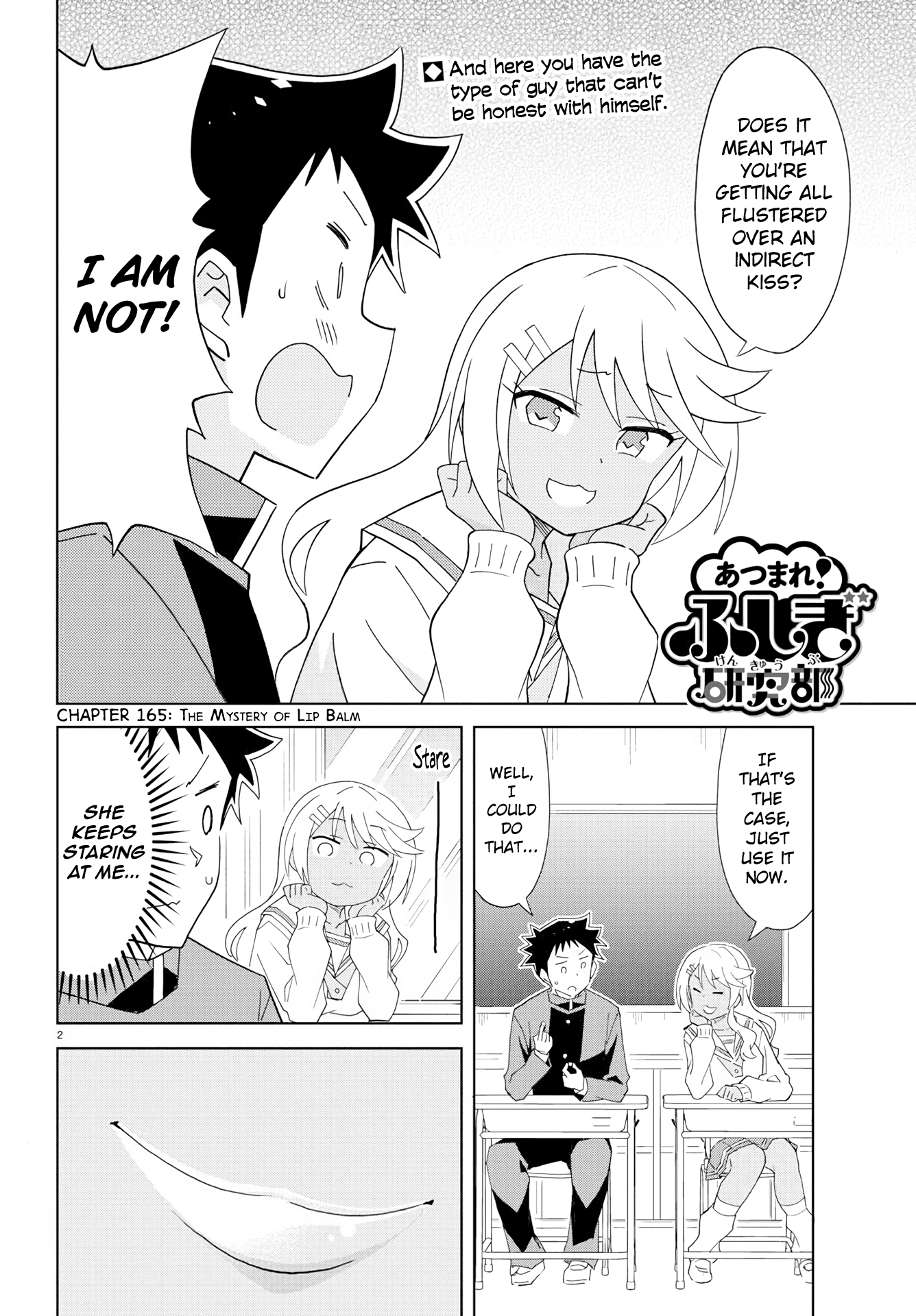 Atsumare! Fushigi Kenkyu-bu Chapter 165 page 2 - Chapter 165: The Mystery Of Lip Balm