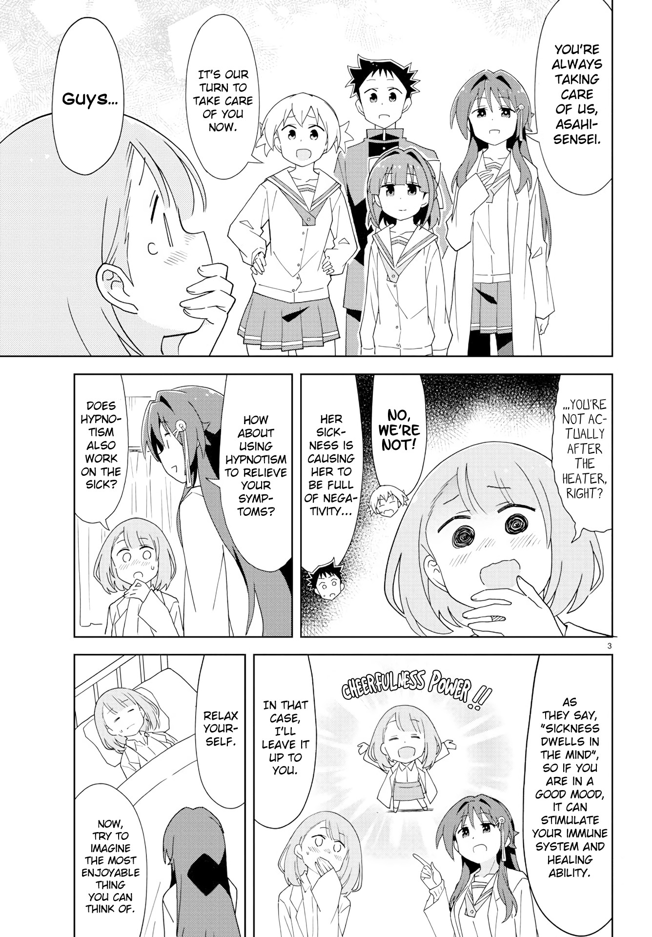 Atsumare! Fushigi Kenkyu-bu Chapter 166 page 3 - Chapter 166: The Mystery of Bad Health