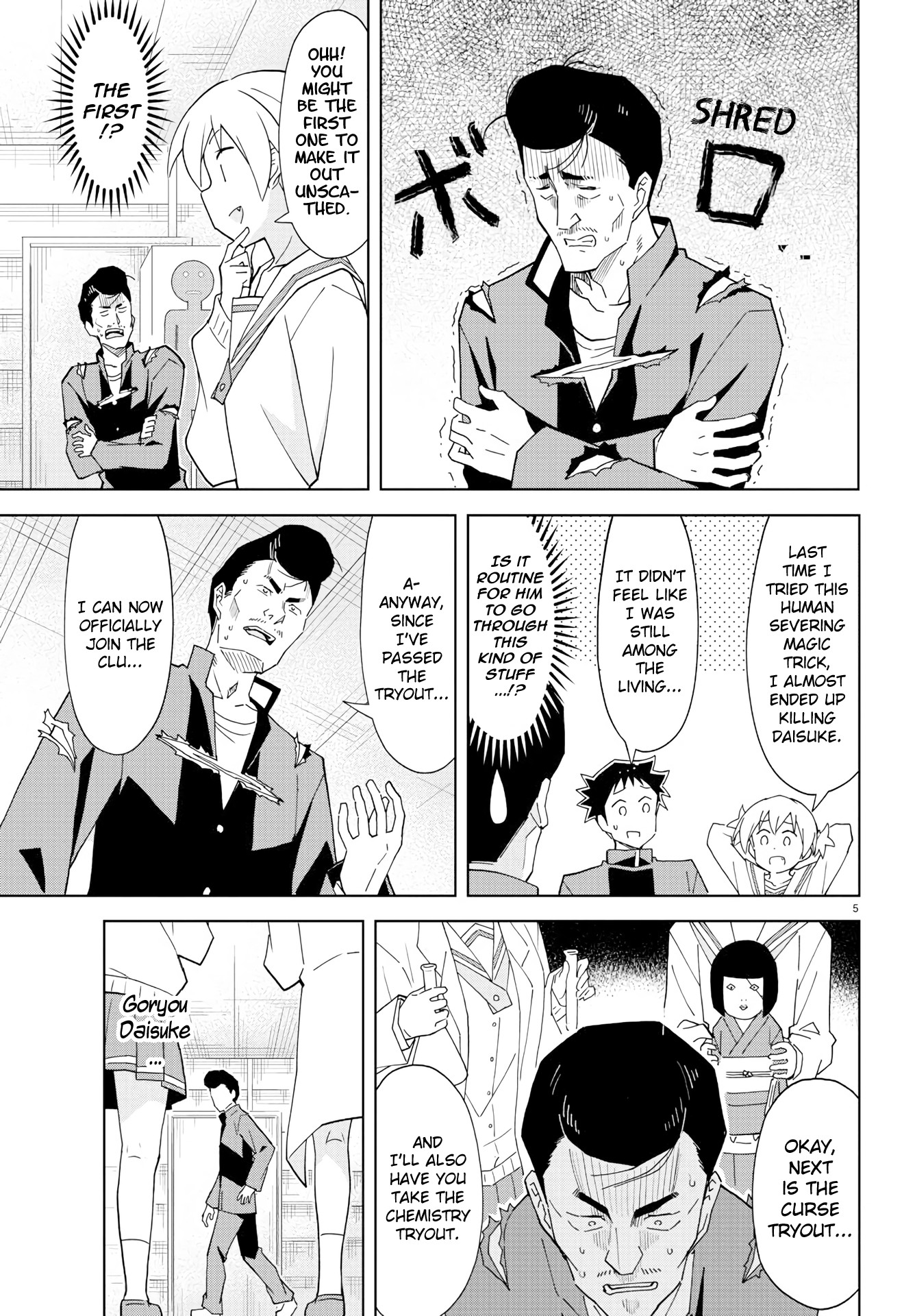 Atsumare! Fushigi Kenkyu-bu Chapter 167 page 5 - Chapter 167: The Mystery of Clubs Tryouts