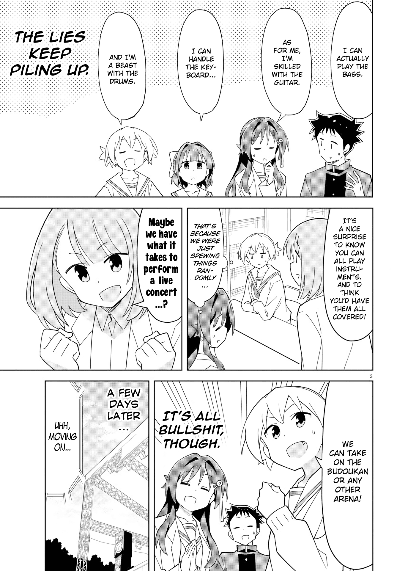 Atsumare! Fushigi Kenkyu-bu Chapter 171 page 4 - Chapter 171: The Mystery of Bands