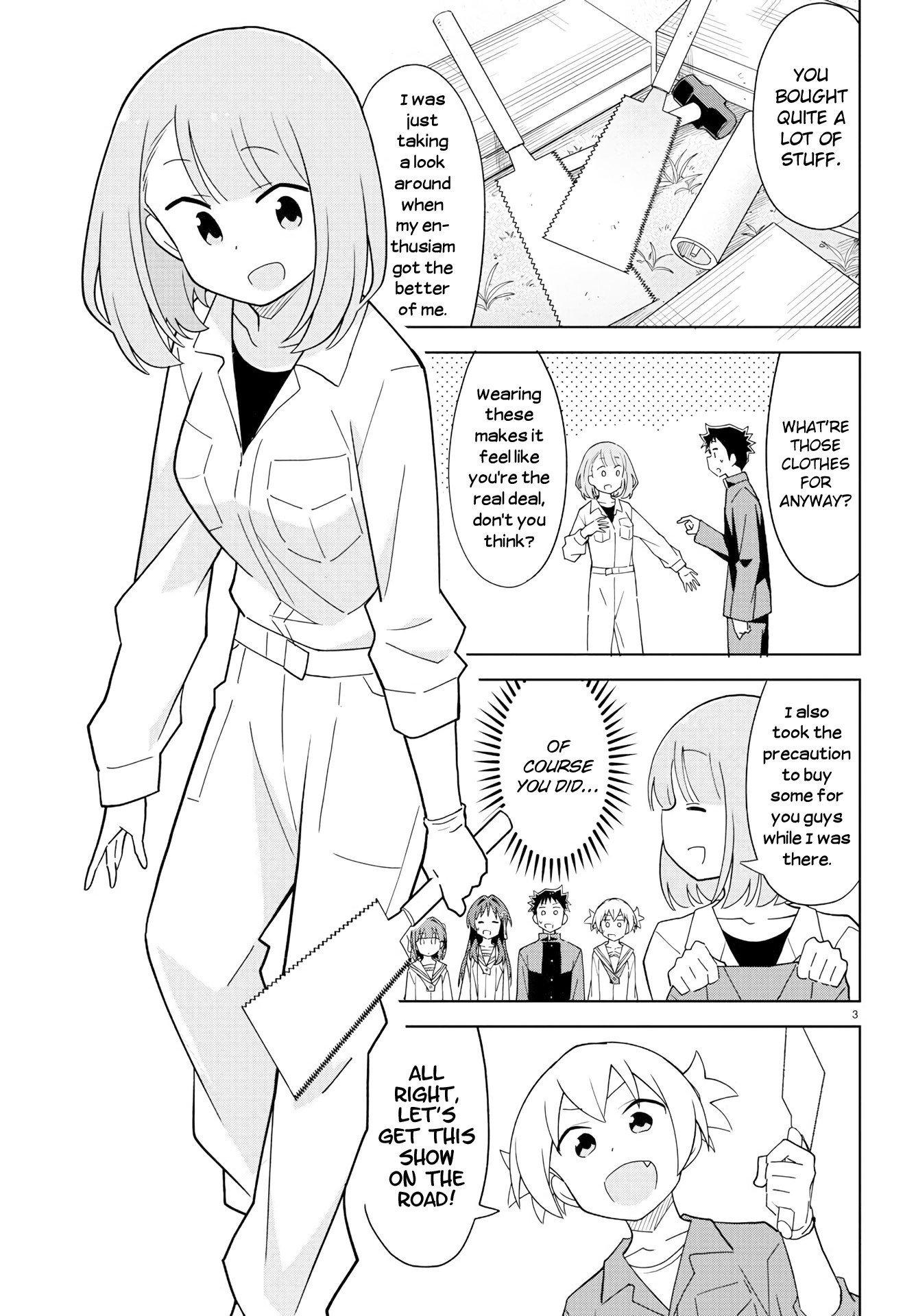 Atsumare! Fushigi Kenkyu-bu Chapter 175 page 3 - Chapter 175: The Mystery of DIY