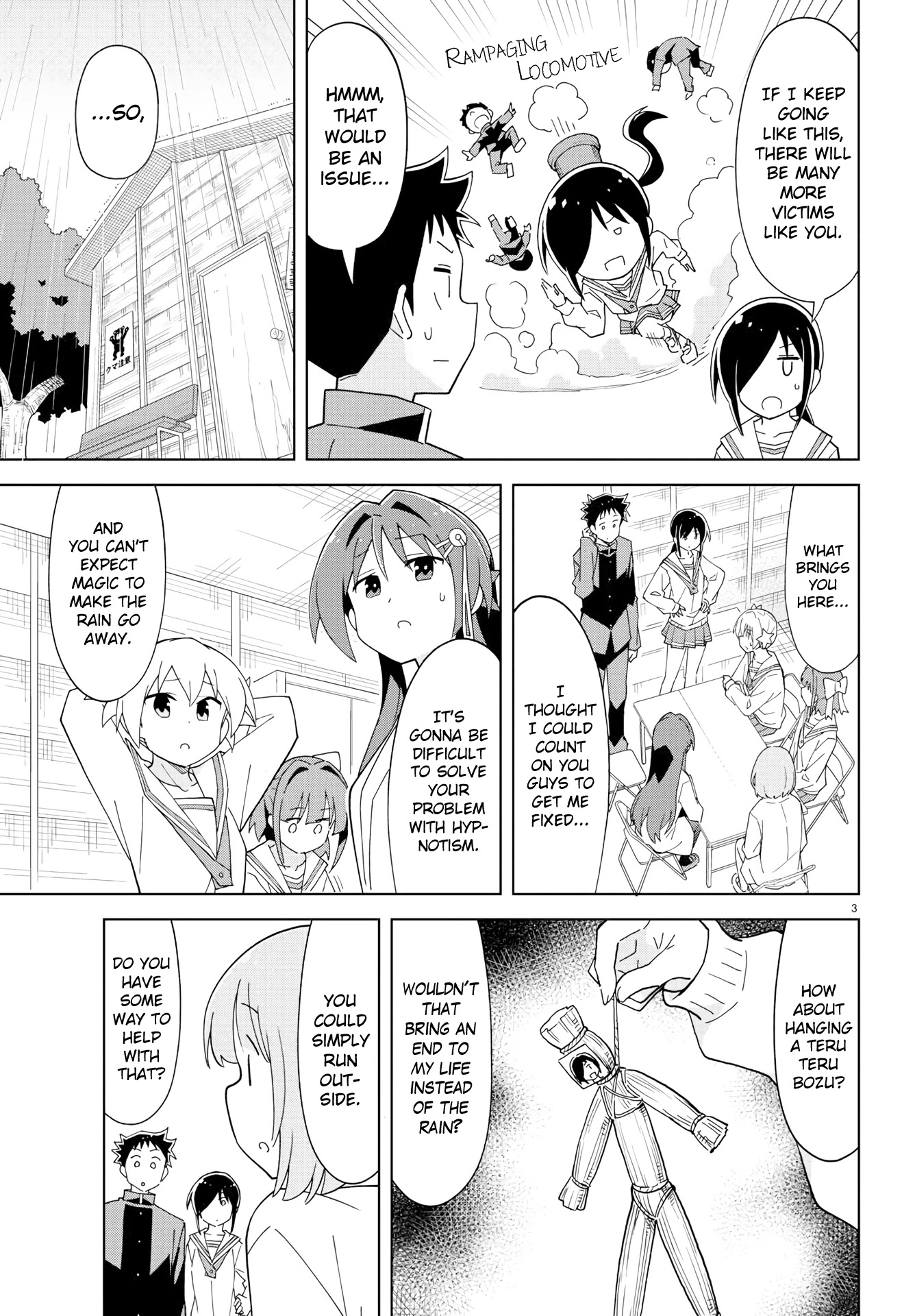 Atsumare! Fushigi Kenkyu-bu Chapter 177 page 3 - Chapter 177: The Mystery of Shower Running
