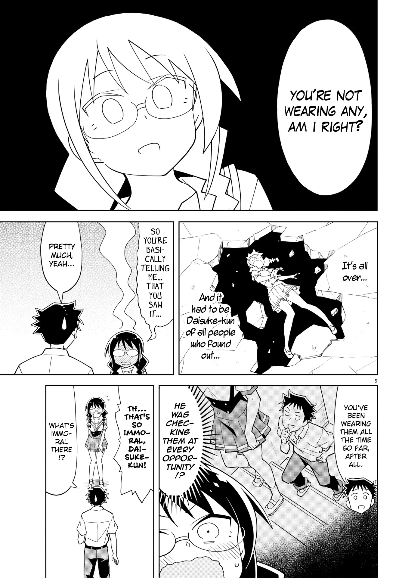 Atsumare! Fushigi Kenkyu-bu Chapter 184 page 6 - Chapter 184: The Mystery of Going Commando