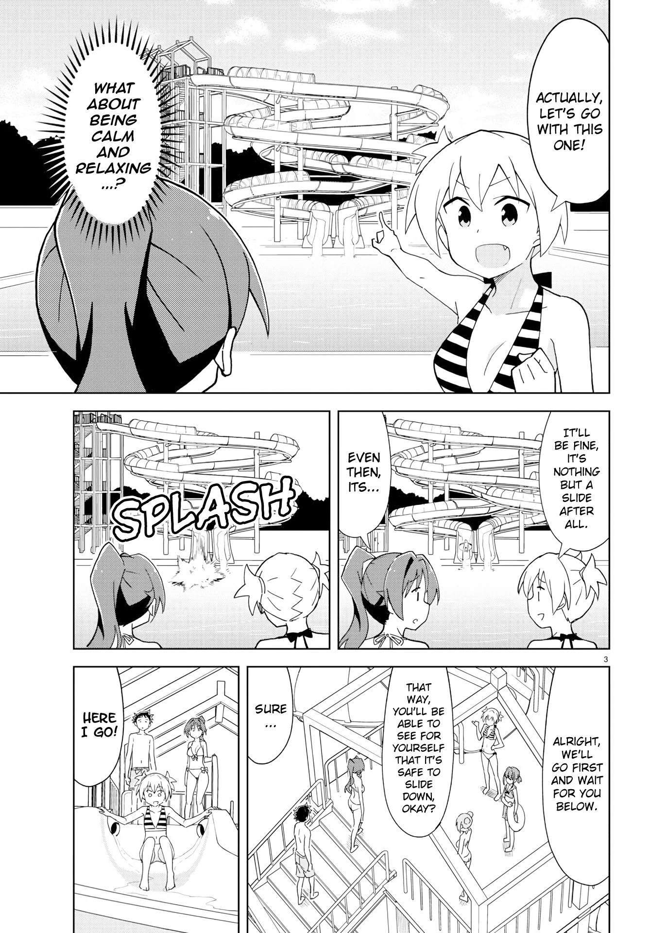 Atsumare! Fushigi Kenkyu-bu Chapter 187 page 3 - Chapter 187: The Mystery of Water Slides