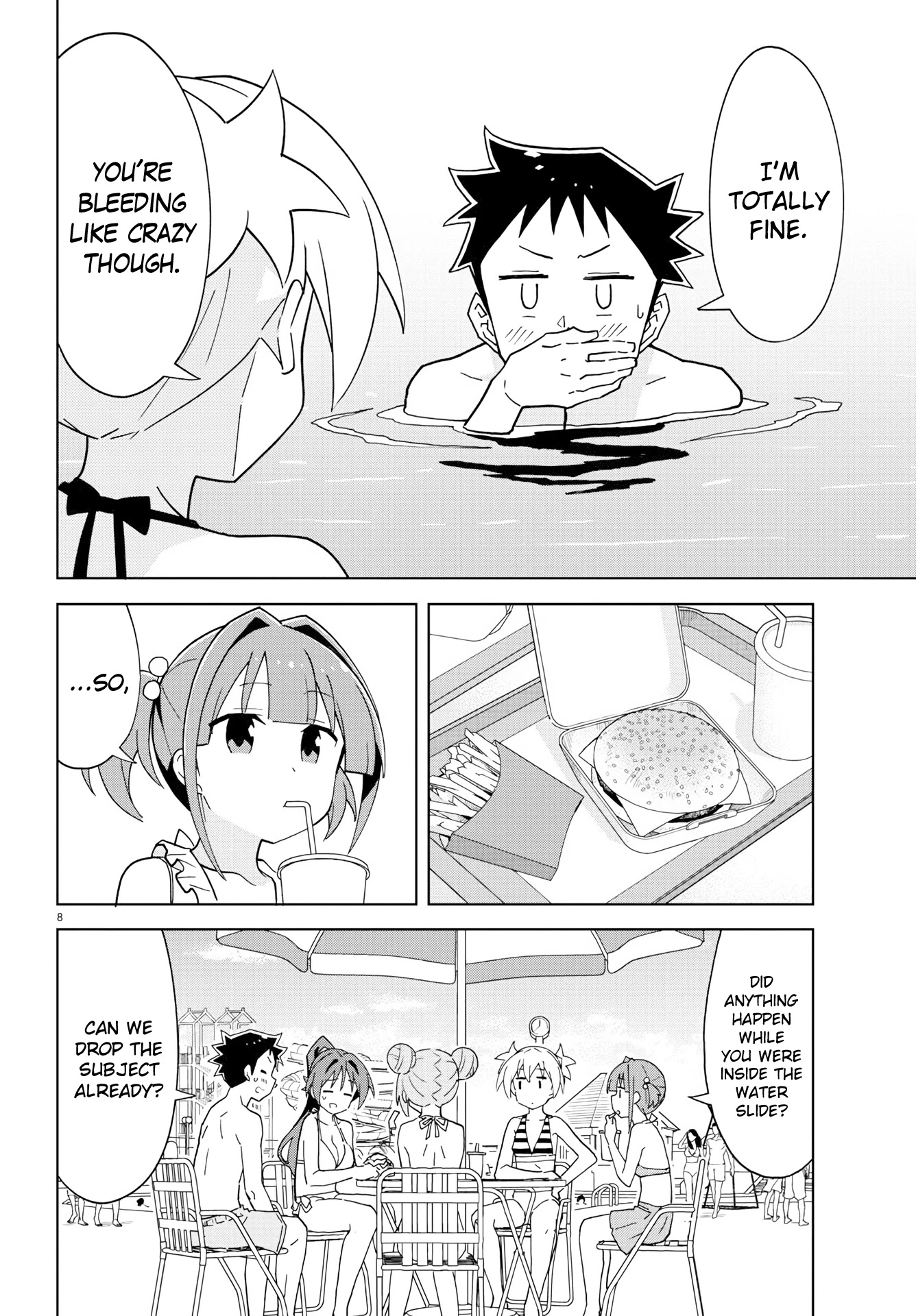 Atsumare! Fushigi Kenkyu-bu Chapter 187 page 8 - Chapter 187: The Mystery of Water Slides