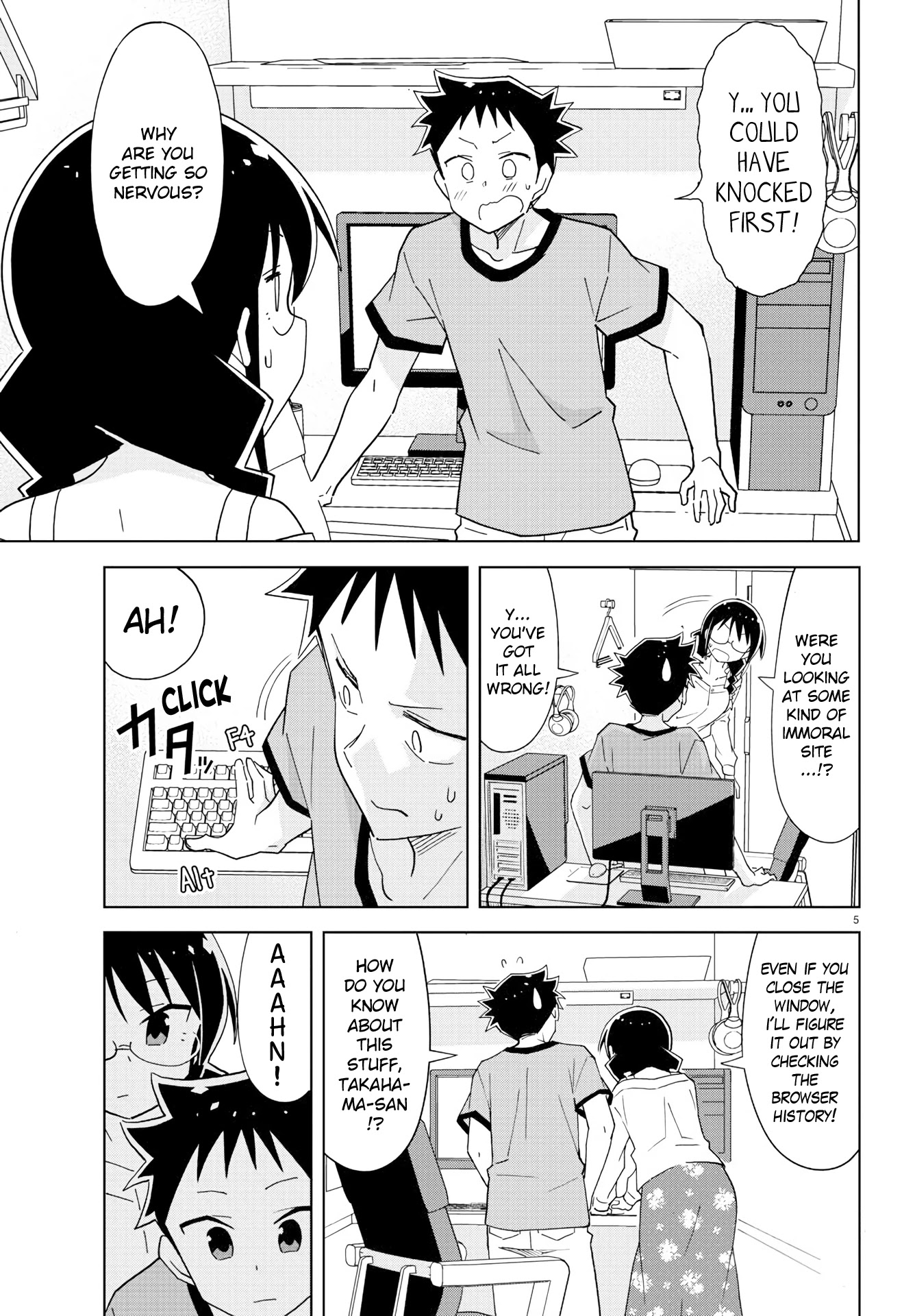 Atsumare! Fushigi Kenkyu-bu Chapter 191 page 5 - Chapter 191: The Mystery of Net Cafes
