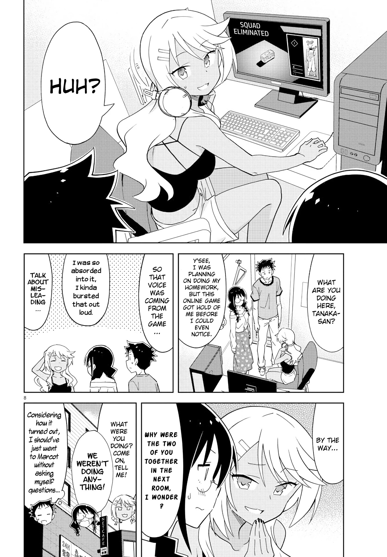 Atsumare! Fushigi Kenkyu-bu Chapter 191 page 8 - Chapter 191: The Mystery of Net Cafes