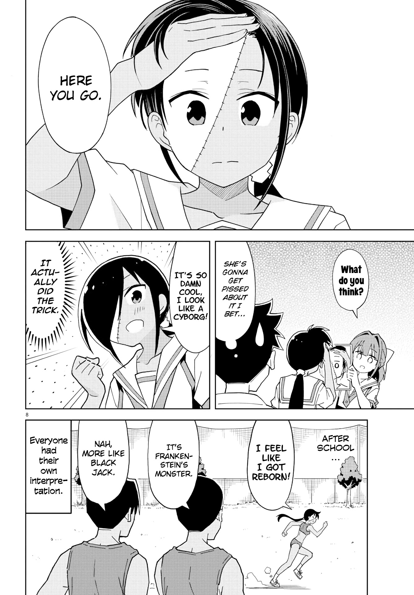 Atsumare! Fushigi Kenkyu-bu Chapter 193 page 8 - Chapter 193: The Mystery of Suntans