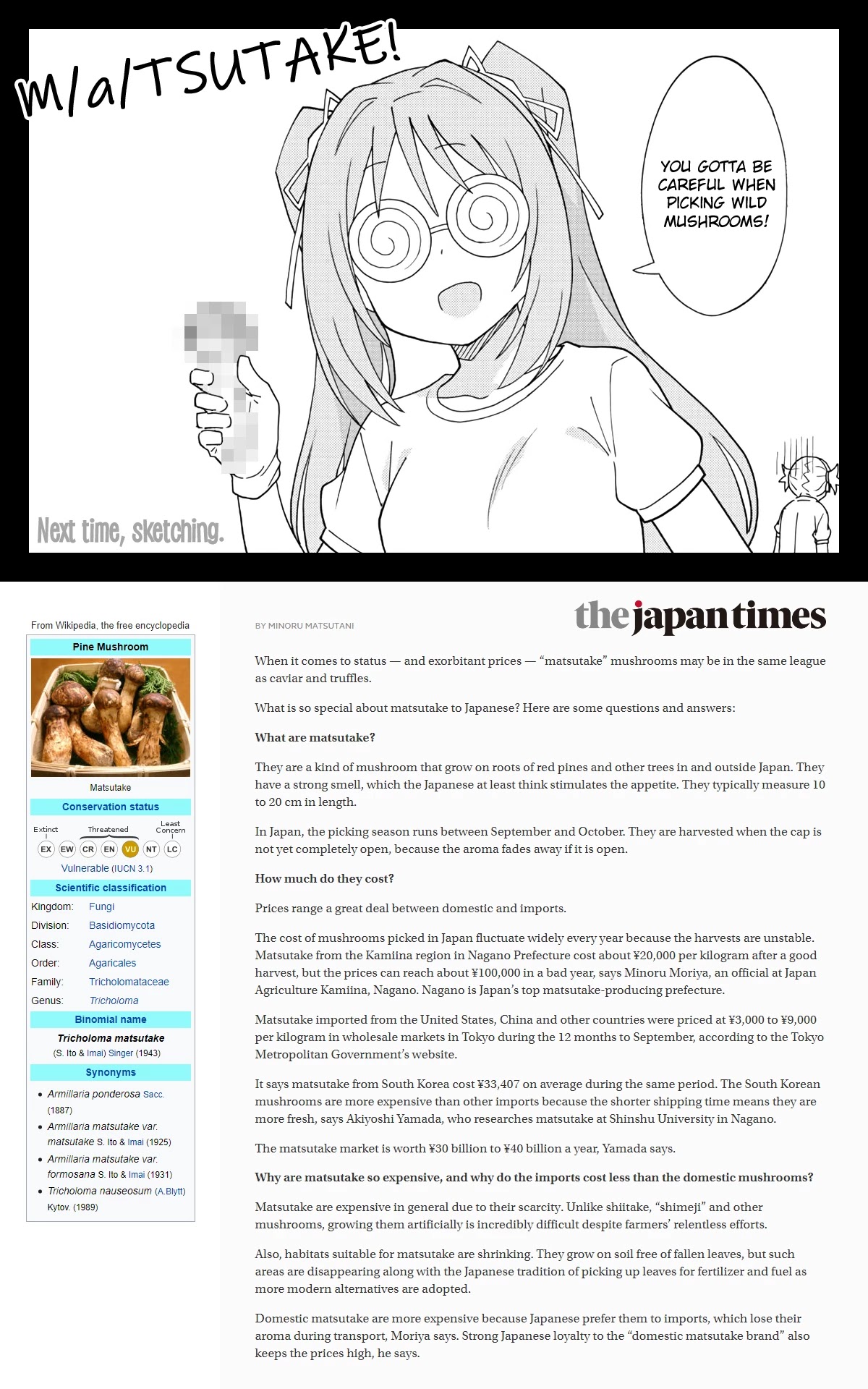Atsumare! Fushigi Kenkyu-bu Chapter 197 page 9 - Chapter 197: The Mystery of Mushroom Hunting