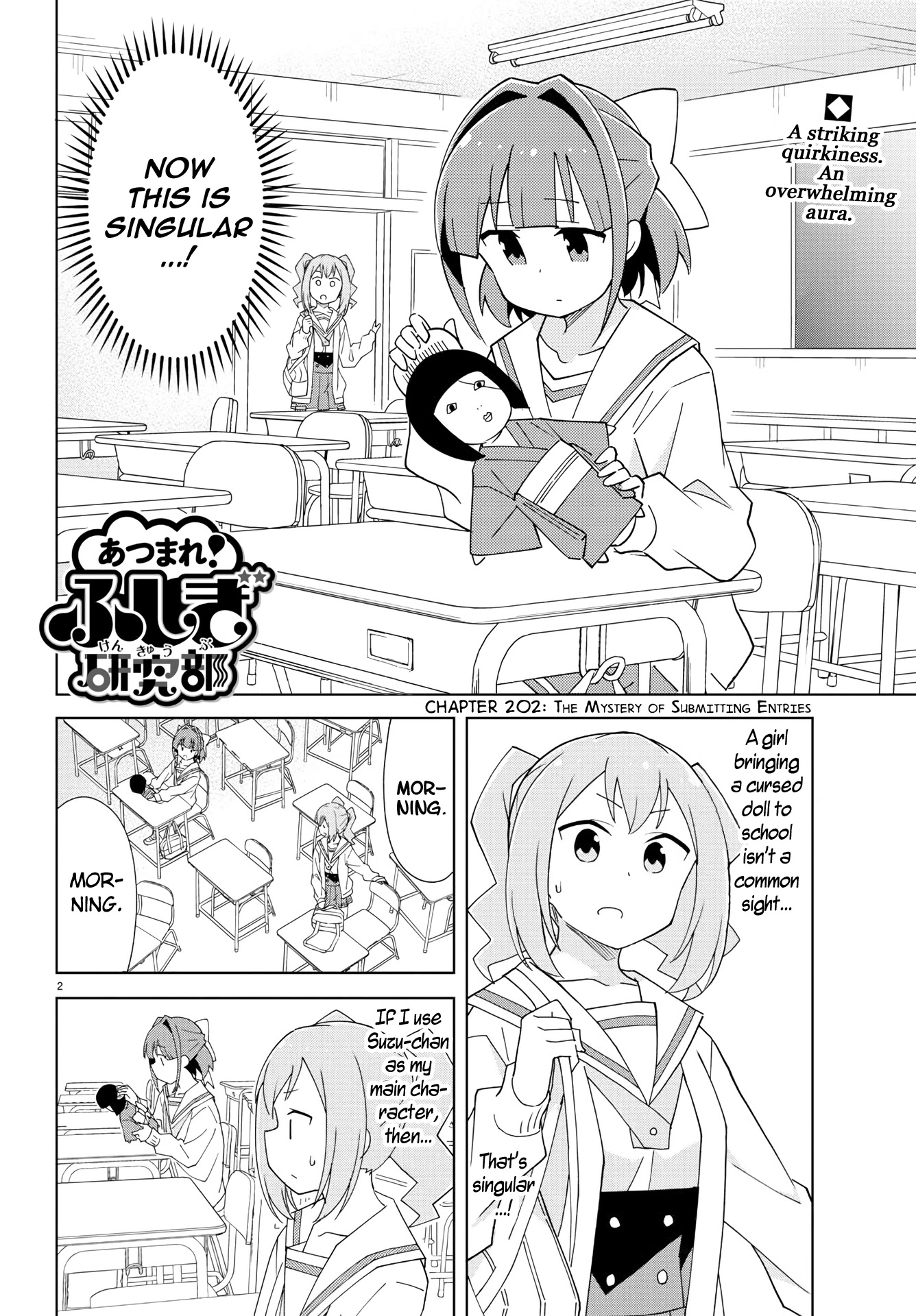 Atsumare! Fushigi Kenkyu-bu Chapter 202 page 2 - Chapter 202: The Mystery of Submitting Entries