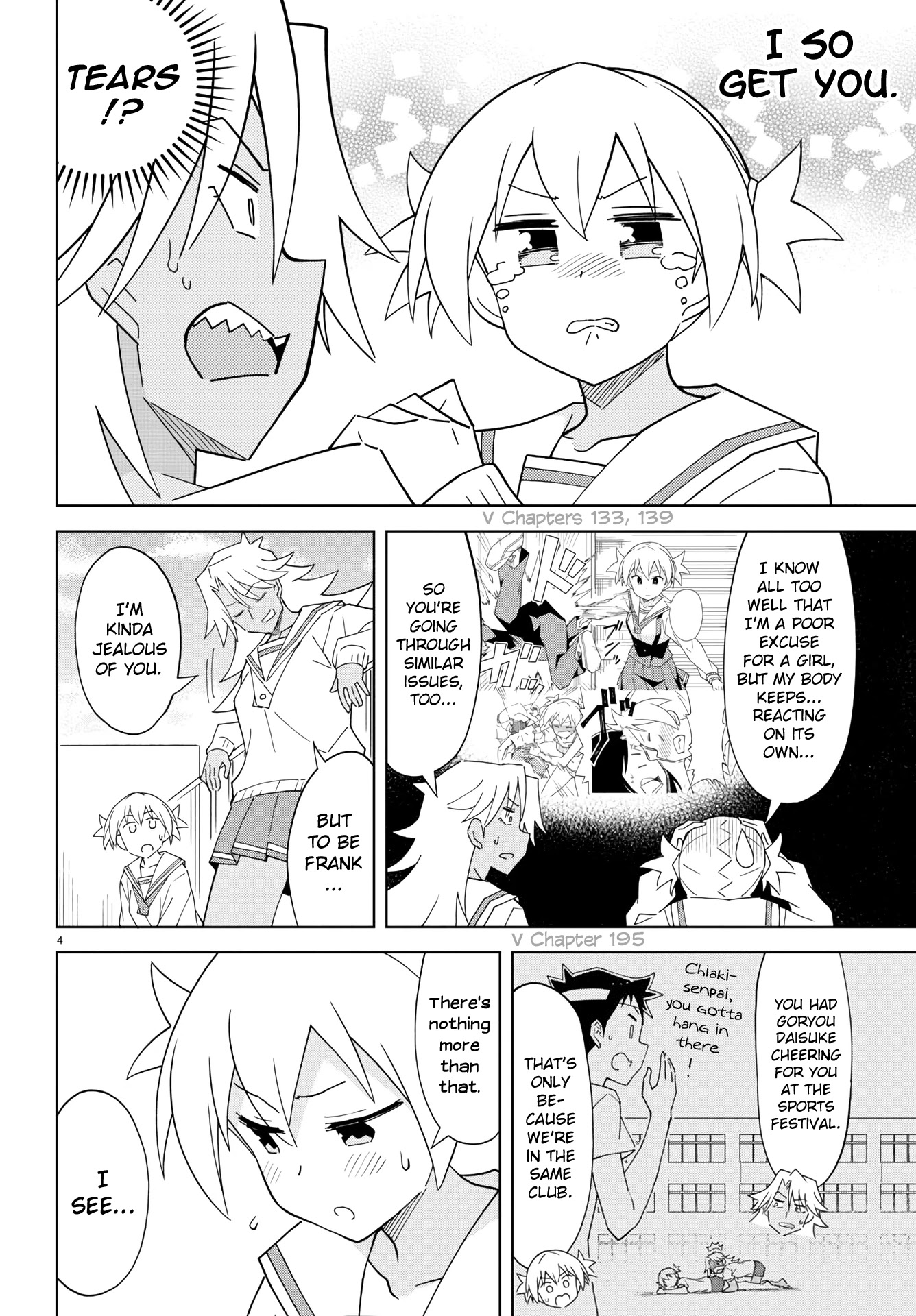 Atsumare! Fushigi Kenkyu-bu Chapter 204 page 4 - Chapter 204: The Mystery of Hugs