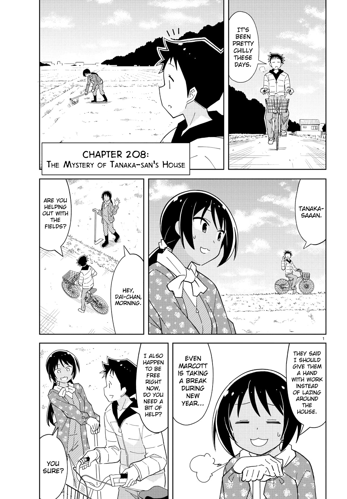 Atsumare! Fushigi Kenkyu-bu Chapter 208 page 1 - Chapter 208: The Mystery of Tanaka-san's House