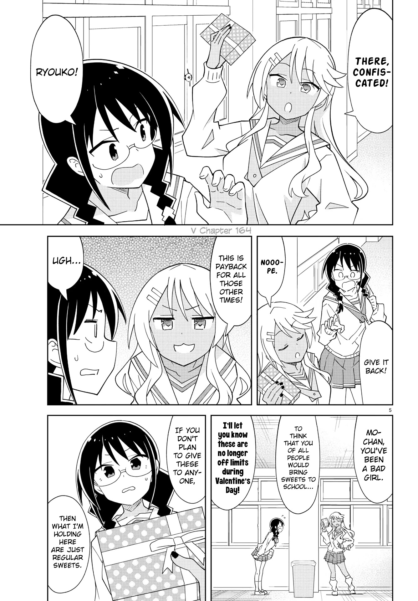Atsumare! Fushigi Kenkyu-bu Chapter 213 page 5 - Chapter 213: The Mystery of Valentine's Day Ban Lift