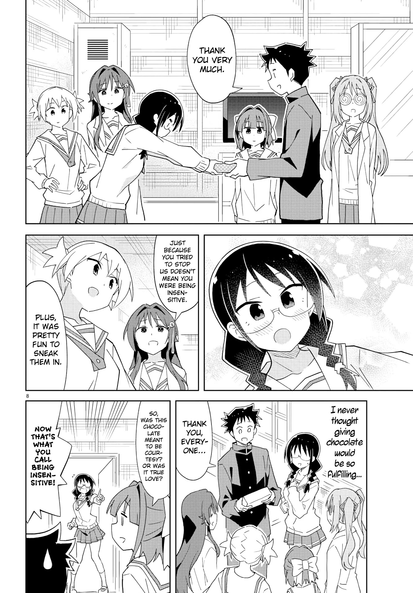 Atsumare! Fushigi Kenkyu-bu Chapter 213 page 8 - Chapter 213: The Mystery of Valentine's Day Ban Lift