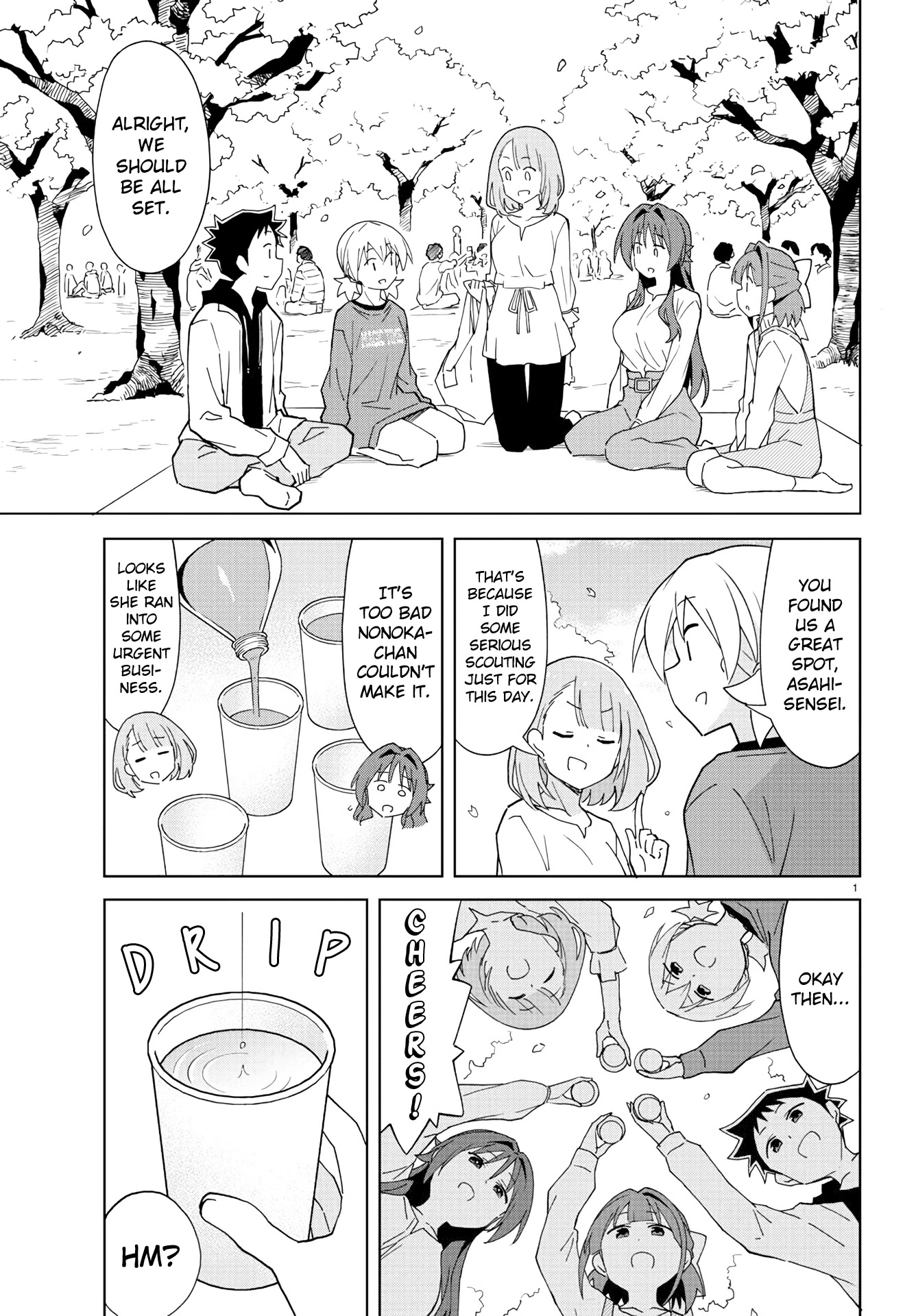 Atsumare! Fushigi Kenkyu-bu Chapter 219 page 1 - Chapter 219: The Mystery of Cancelled Flower Viewings