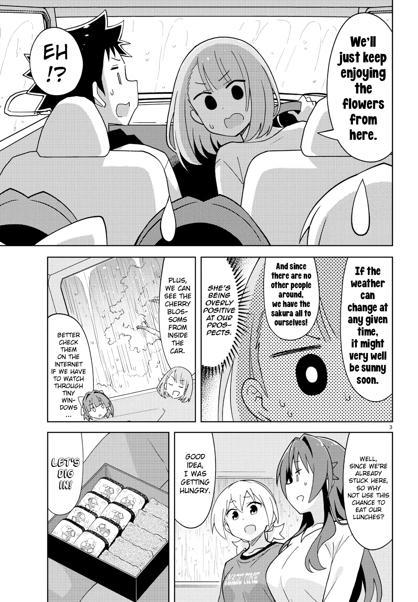 Atsumare! Fushigi Kenkyu-bu Chapter 219 page 3 - Chapter 219: The Mystery of Cancelled Flower Viewings