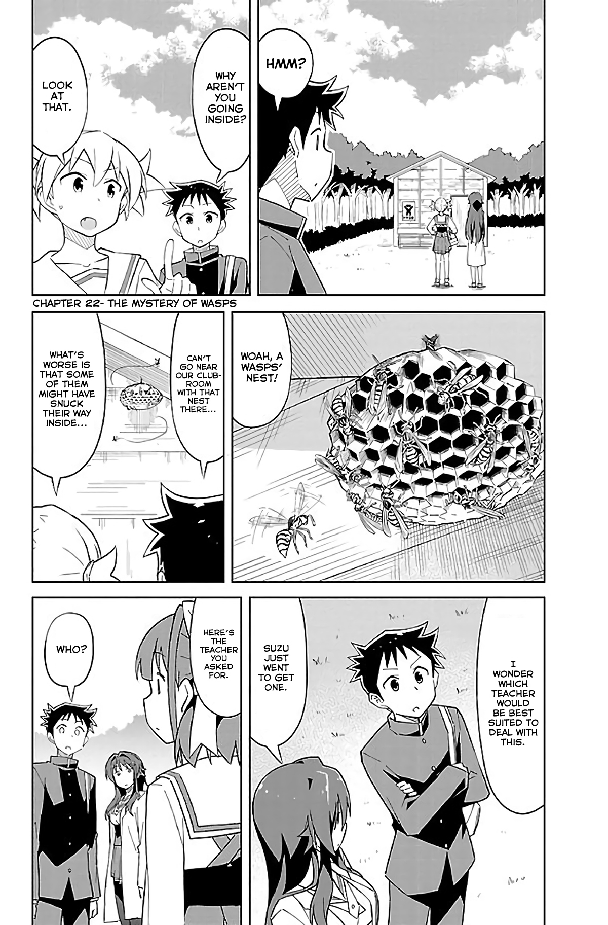 Atsumare! Fushigi Kenkyu-bu Chapter 22 page 2 - Chapter 22: The Mystery of Wasps