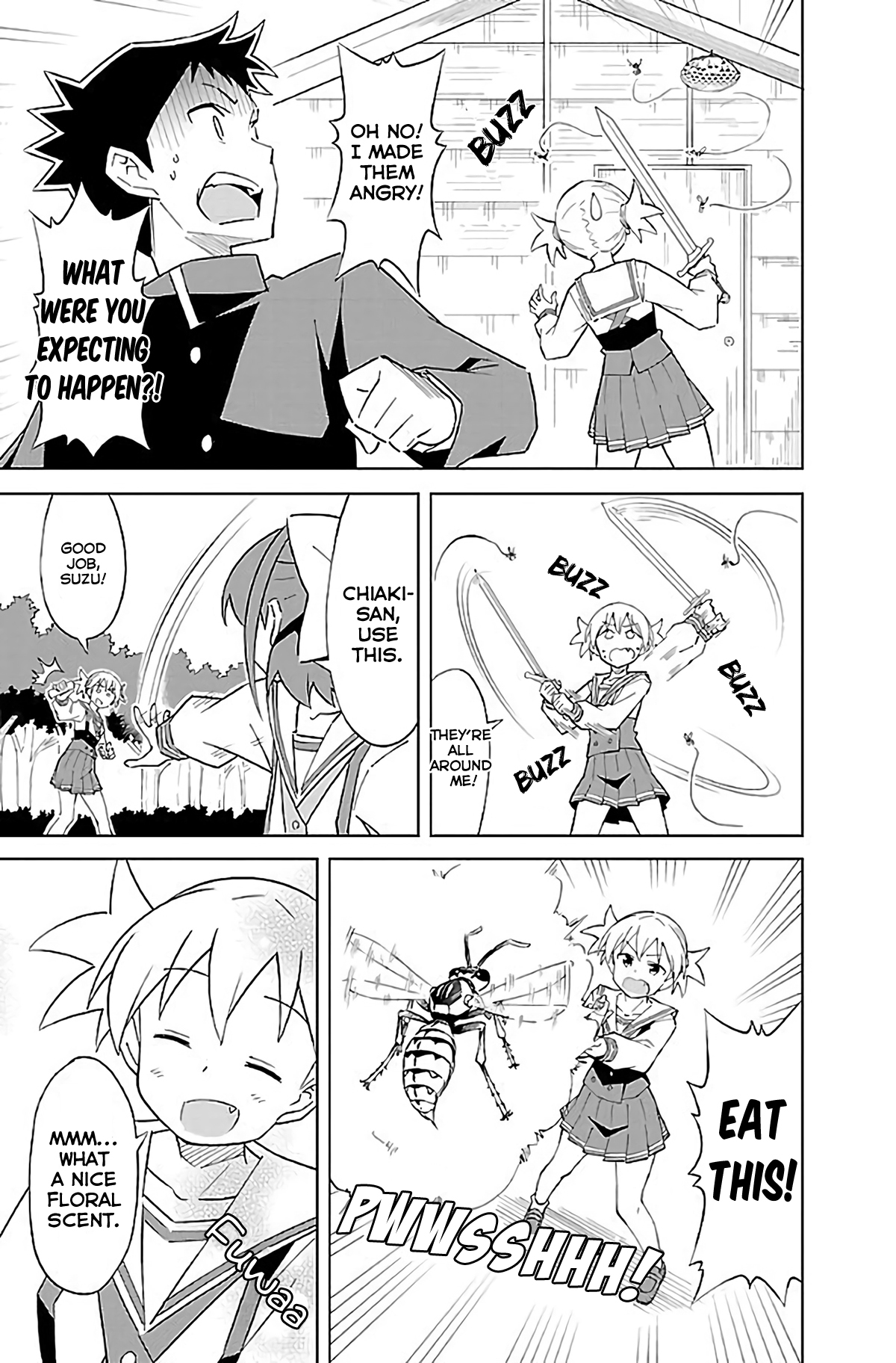 Atsumare! Fushigi Kenkyu-bu Chapter 22 page 4 - Chapter 22: The Mystery of Wasps