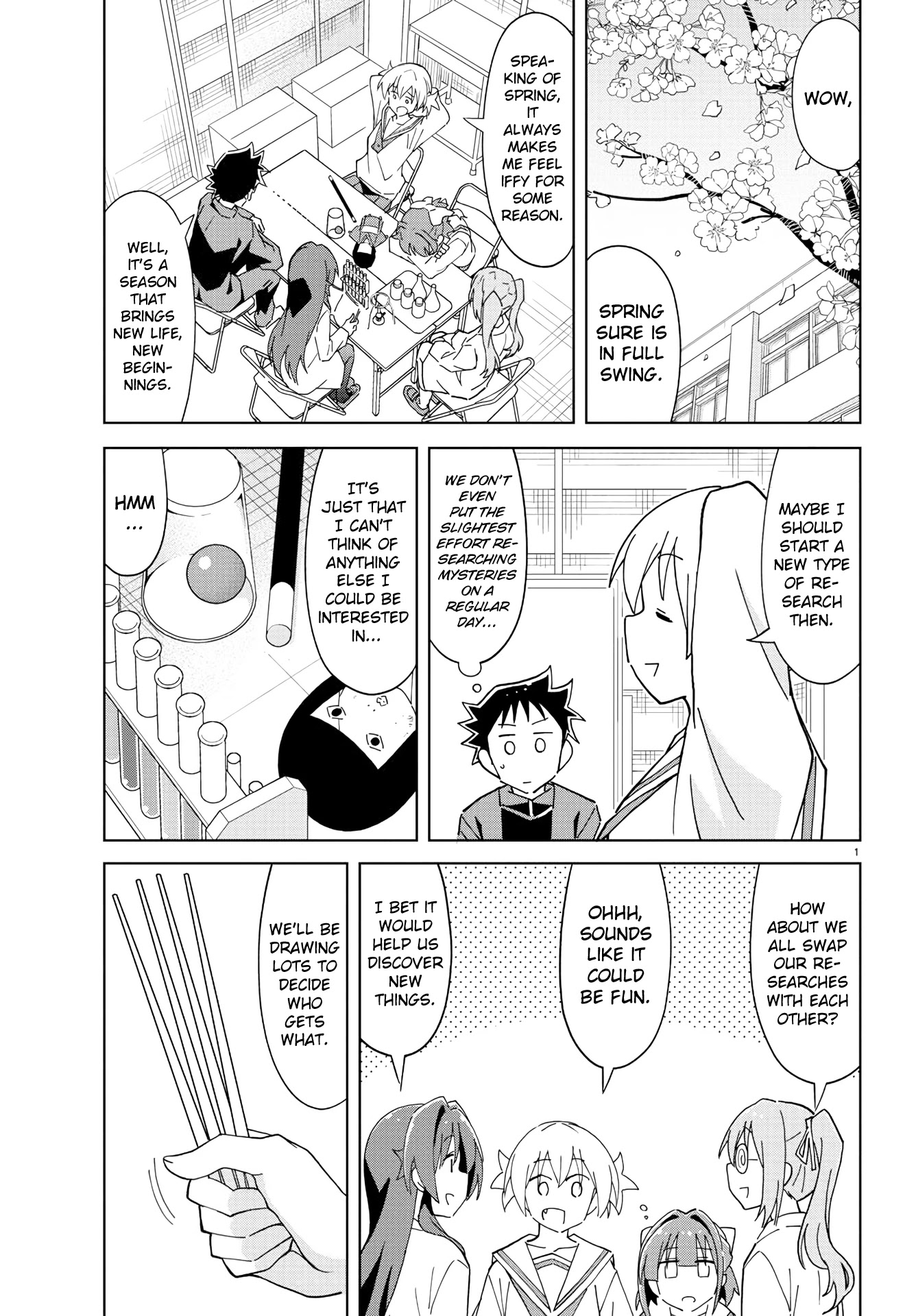 Atsumare! Fushigi Kenkyu-bu Chapter 221 page 1 - Chapter 221: The Mystery of Shuffling
