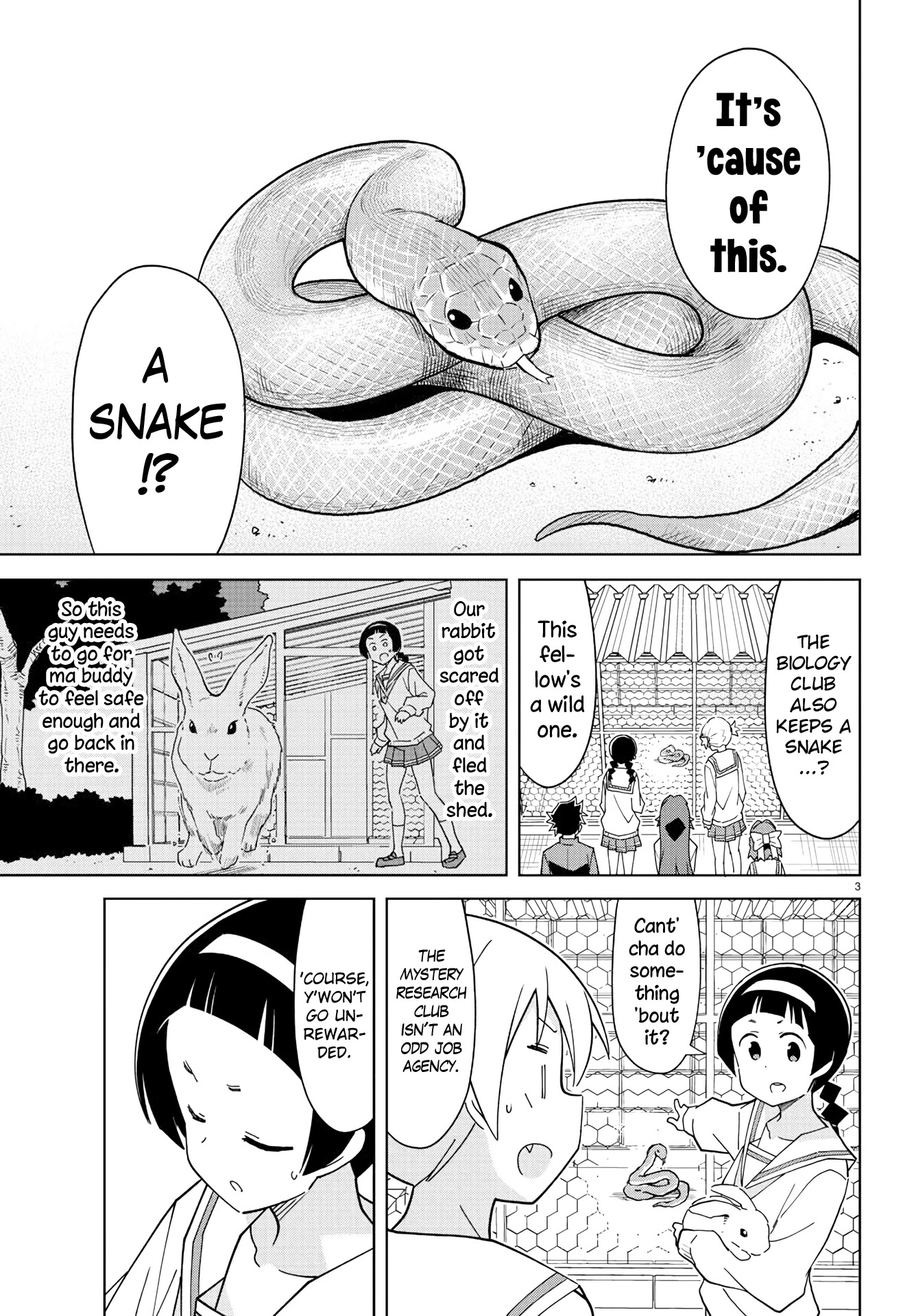 Atsumare! Fushigi Kenkyu-bu Chapter 223 page 3 - Chapter 223: The Mystery of the Biology Club