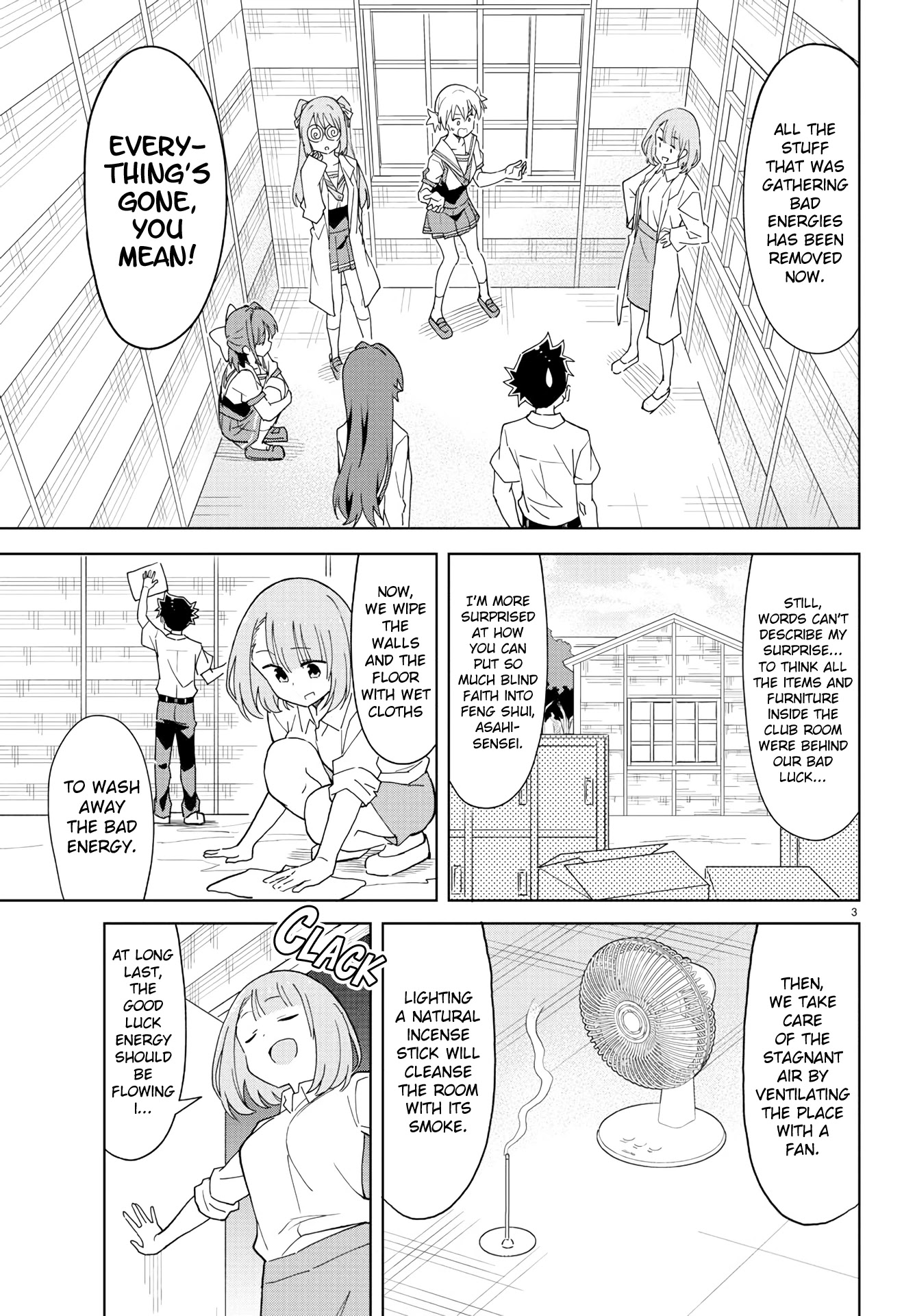 Atsumare! Fushigi Kenkyu-bu Chapter 227 page 3 - Chapter 227: The Mystery of Feng Shui
