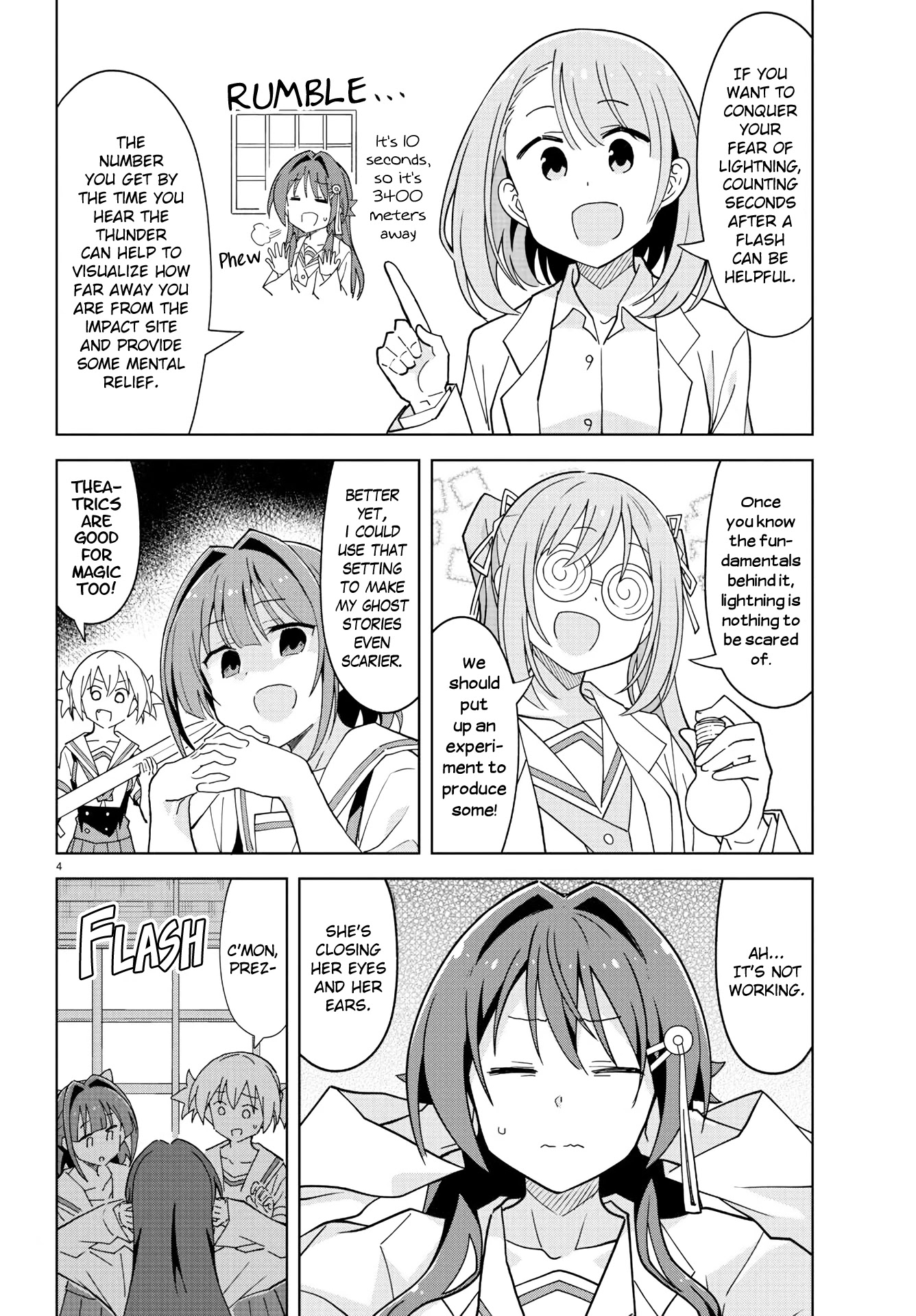 Atsumare! Fushigi Kenkyu-bu Chapter 231 page 4 - Chapter 231: The Mystery of Lightning