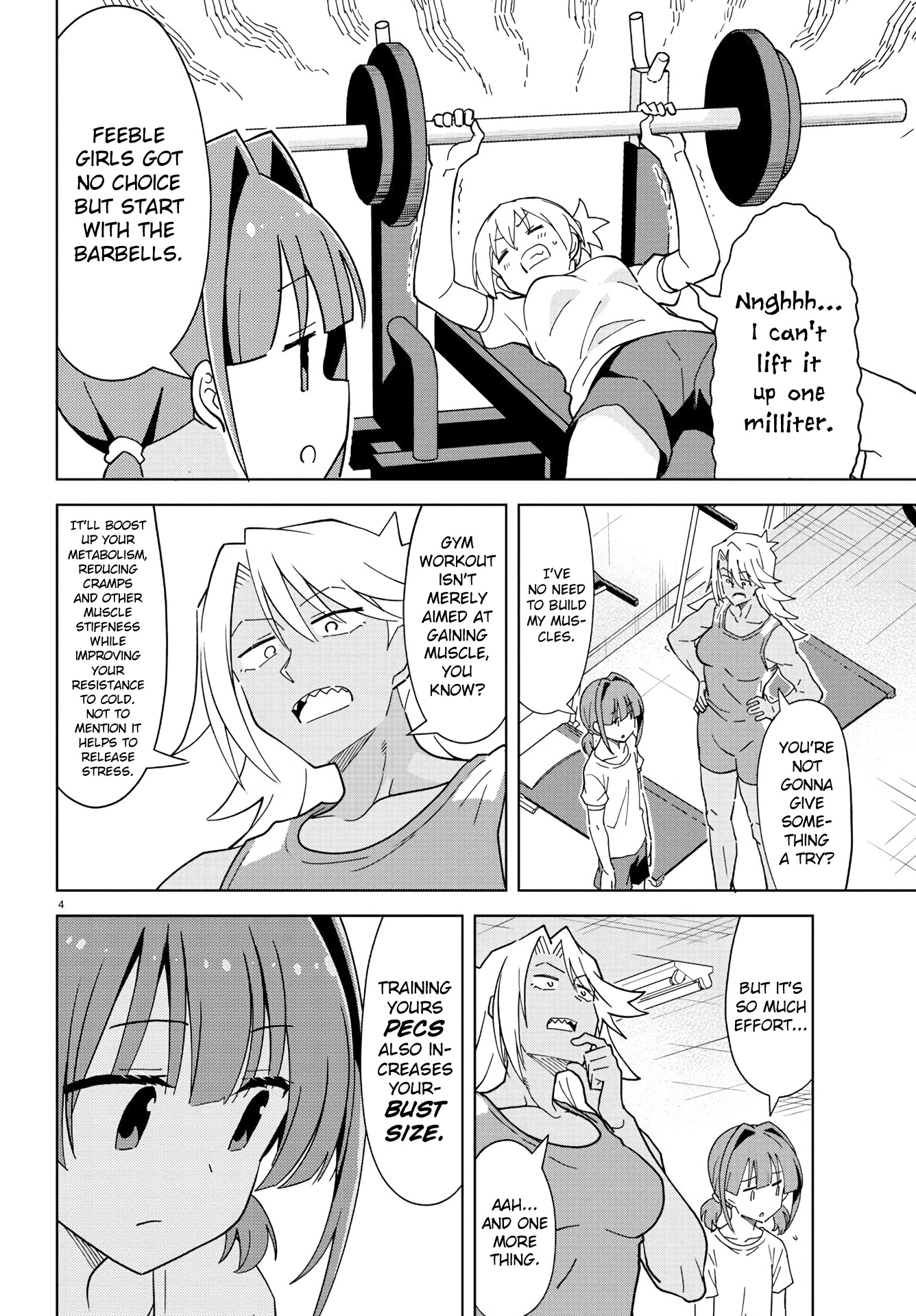 Atsumare! Fushigi Kenkyu-bu Chapter 233 page 4 - Chapter 233: The Mystery of Muscle Training