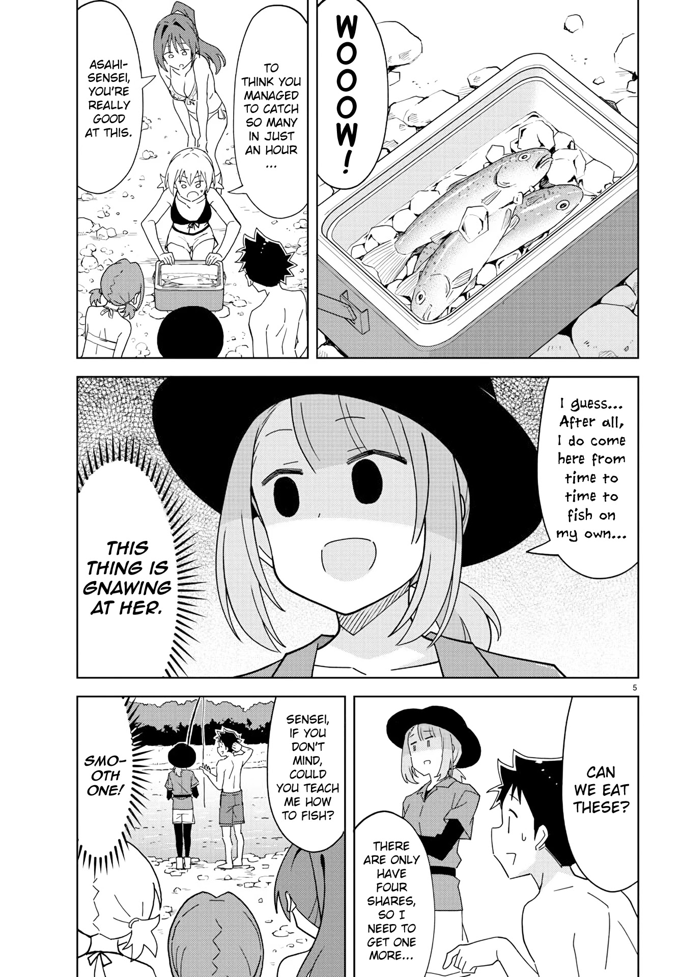 Atsumare! Fushigi Kenkyu-bu Chapter 236 page 5 - Chapter 236: The Mystery of Playing by the River
