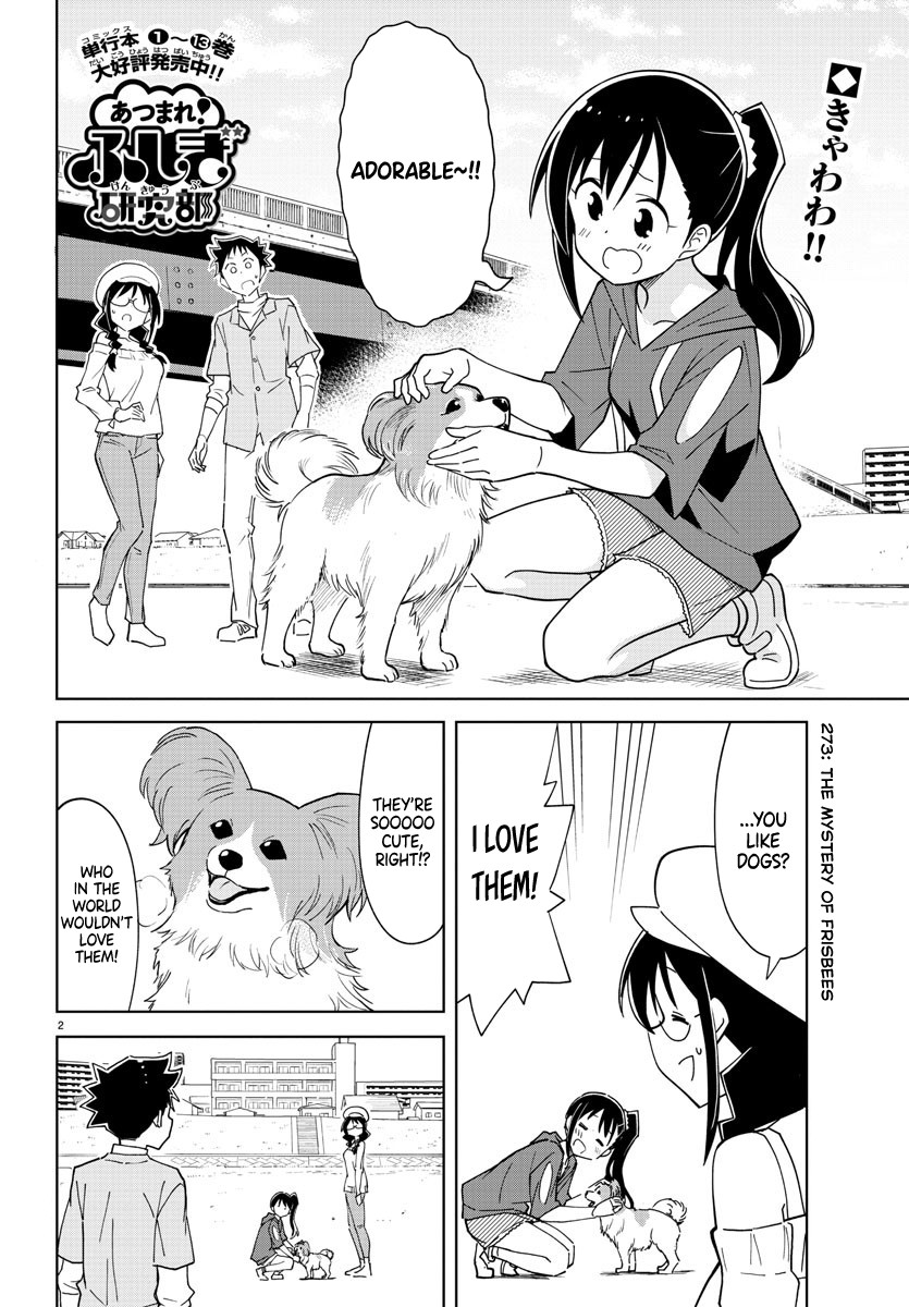 Atsumare! Fushigi Kenkyu-bu Chapter 273 page 2 - Chapter 273: The Mystery of Frisbees