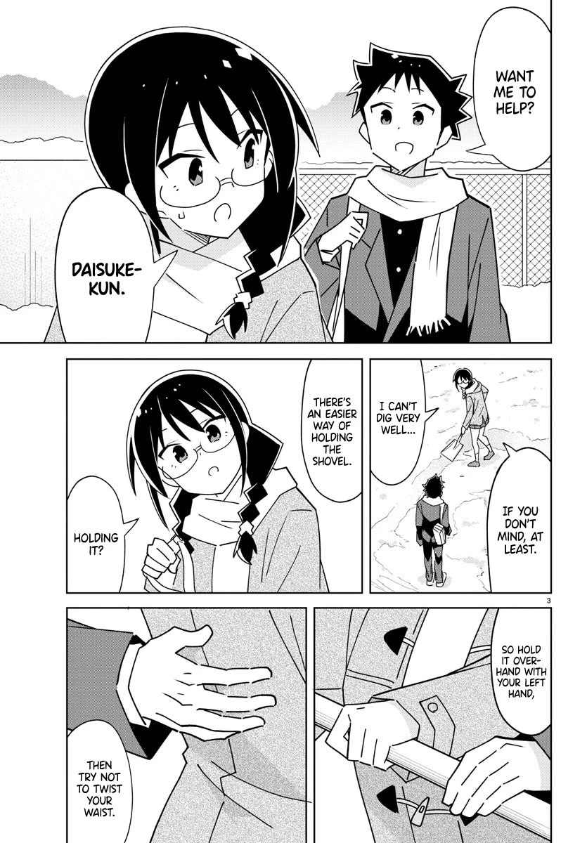 Atsumare! Fushigi Kenkyu-bu Chapter 307 page 3 - Chapter 307: The Mystery of Snow Shoveling