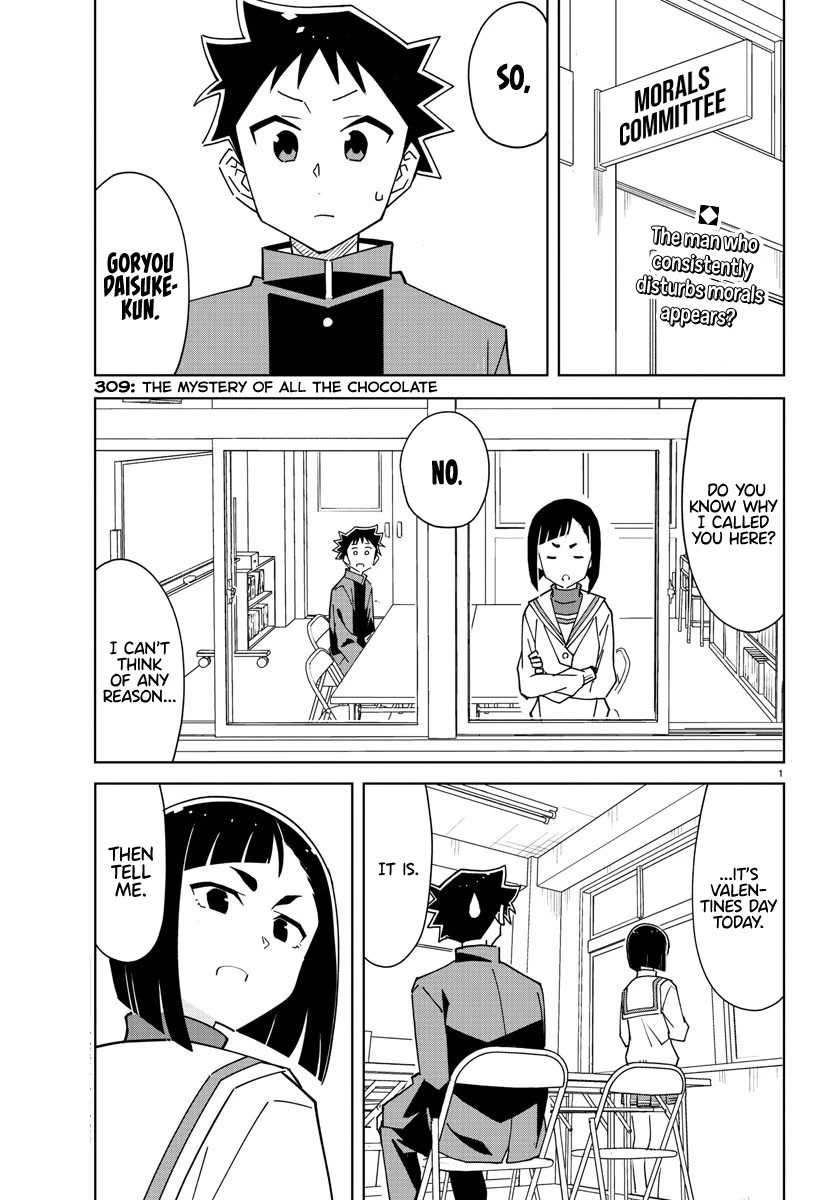 Atsumare! Fushigi Kenkyu-bu Chapter 309 page 1 - Chapter 309: The Mystery of All the Chocolate