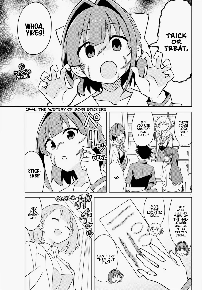 Atsumare! Fushigi Kenkyu-bu Chapter 344 page 1 - Chapter 344: The Mystery of Scar Stickers