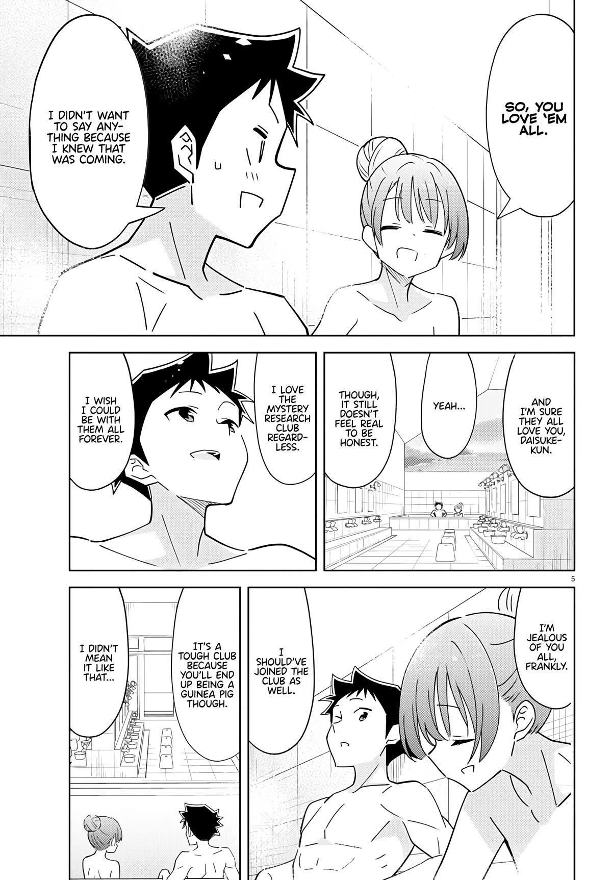 Atsumare! Fushigi Kenkyu-bu Chapter 358 page 5 - Chapter 358: The Mystery of Bathhouses