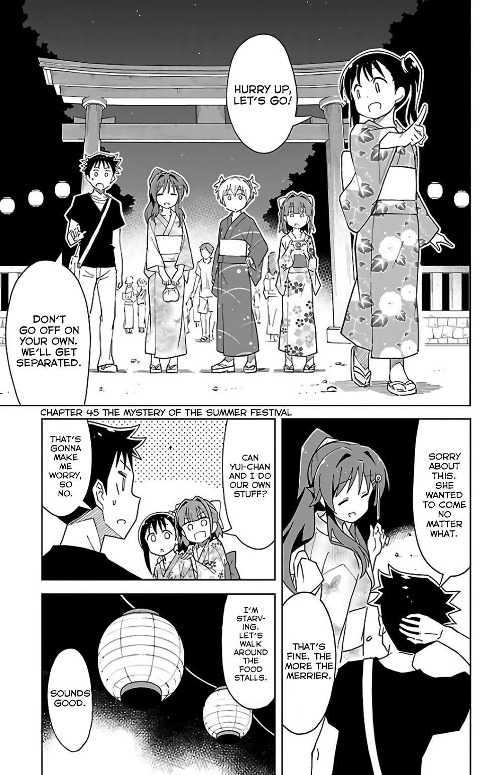 Atsumare! Fushigi Kenkyu-bu Chapter 45 page 1 - Chapter 45: The Mystery of the Summer Festival