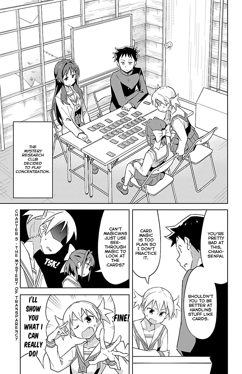 Atsumare! Fushigi Kenkyu-bu Chapter 5 page 2 - Chapter 5: The Mystery of Transparency