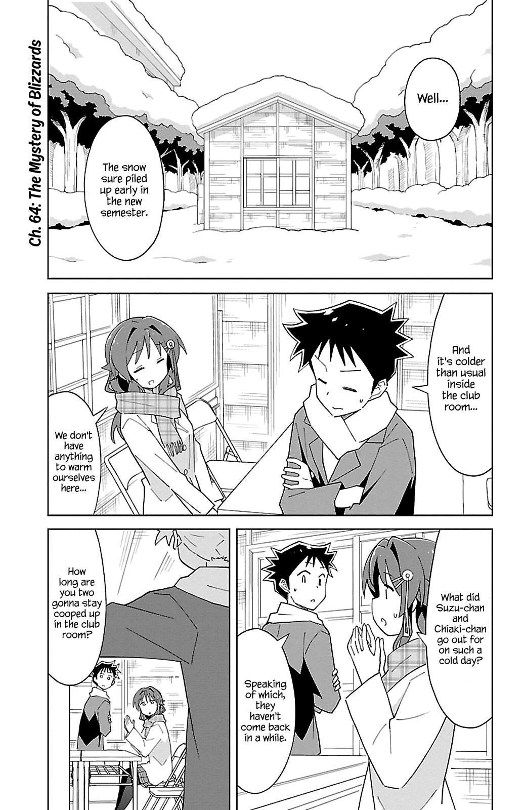 Atsumare! Fushigi Kenkyu-bu Chapter 64 page 1 - Chapter 64: The Mystery of Blizzards
