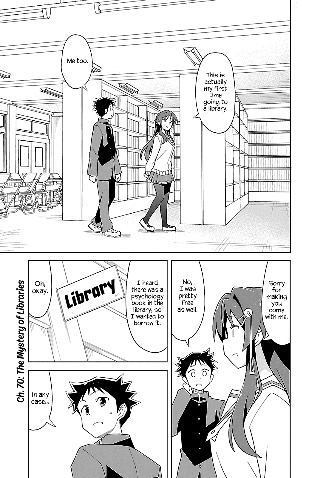 Atsumare! Fushigi Kenkyu-bu Chapter 70 page 1 - Chapter 70: The Mystery of Libraries