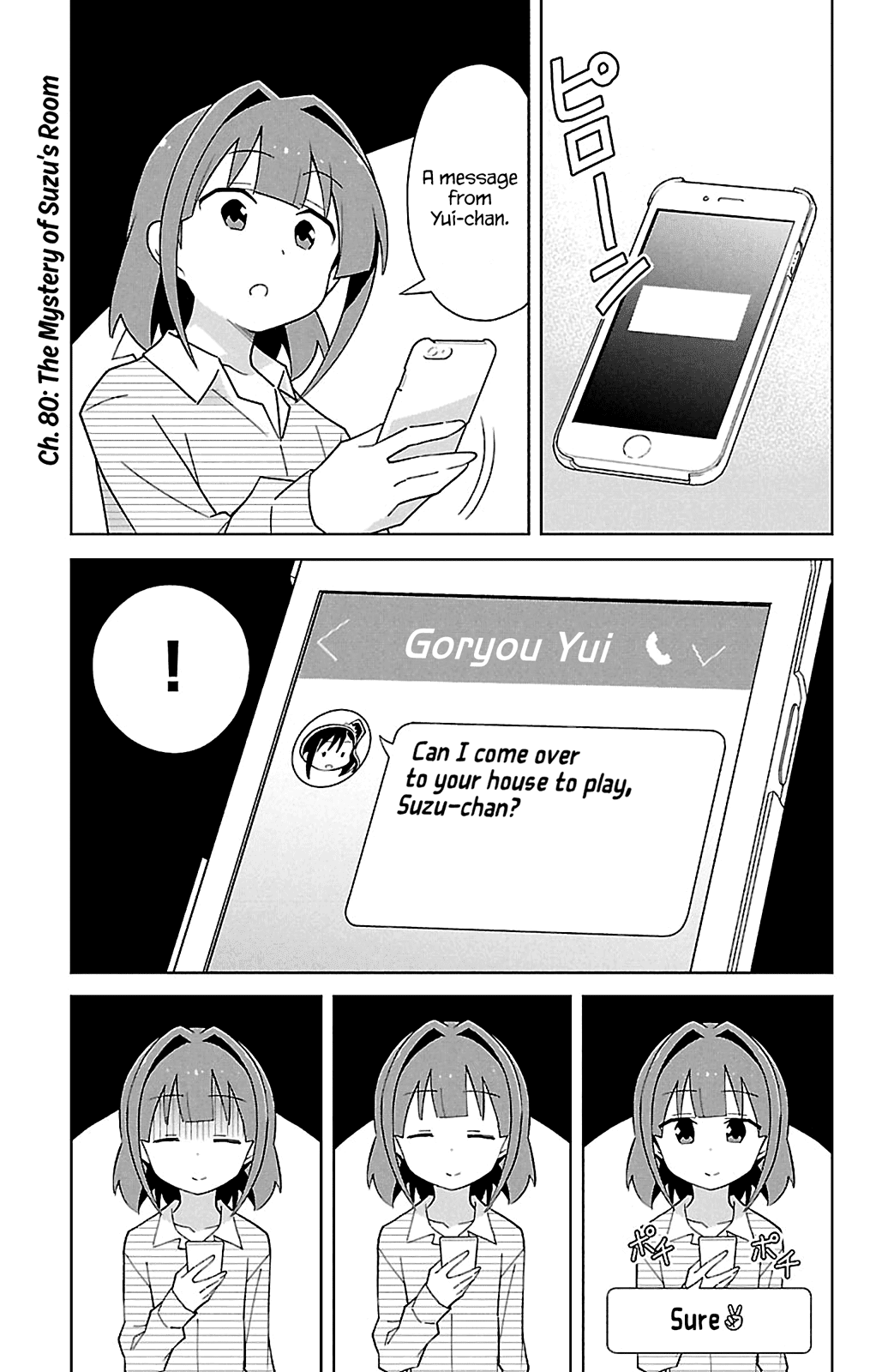 Atsumare! Fushigi Kenkyu-bu Chapter 80 page 1 - Chapter 80: The Mystery of Suzu's Room