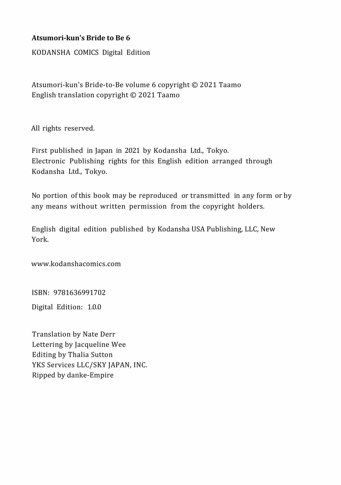 Atsumori-kun no Oyomesan (←Mitei) Chapter 25 page 54 - Chapter 25 [END]