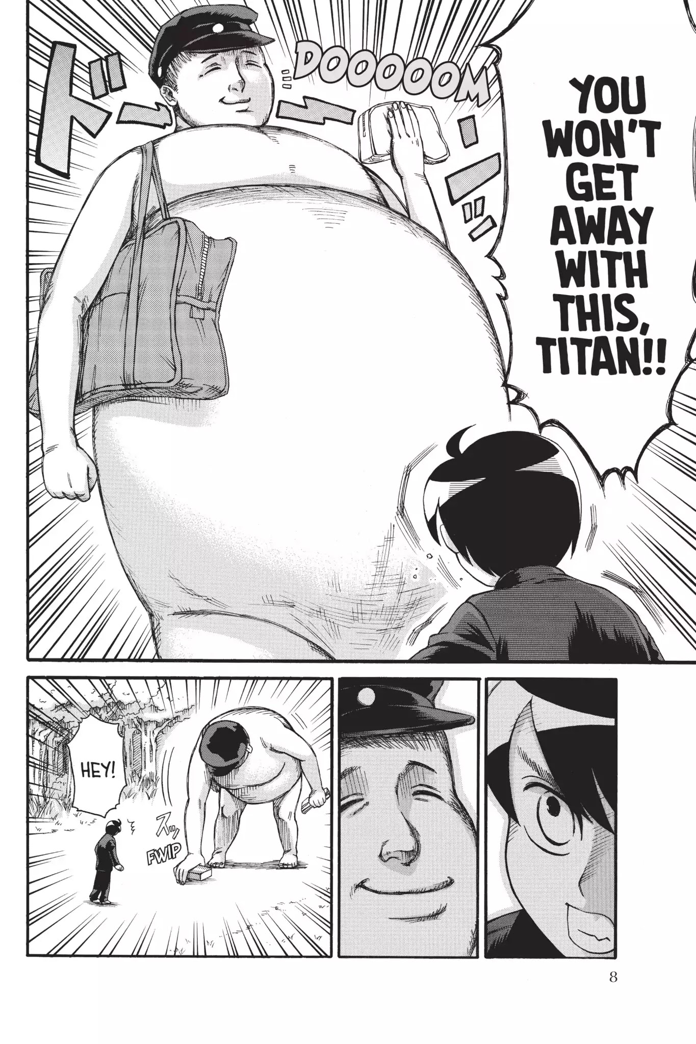 Attack on Titan: Junior High Chapter 1 page 10 - Chapter 1: Vol.1 1st Period: That Did That To That