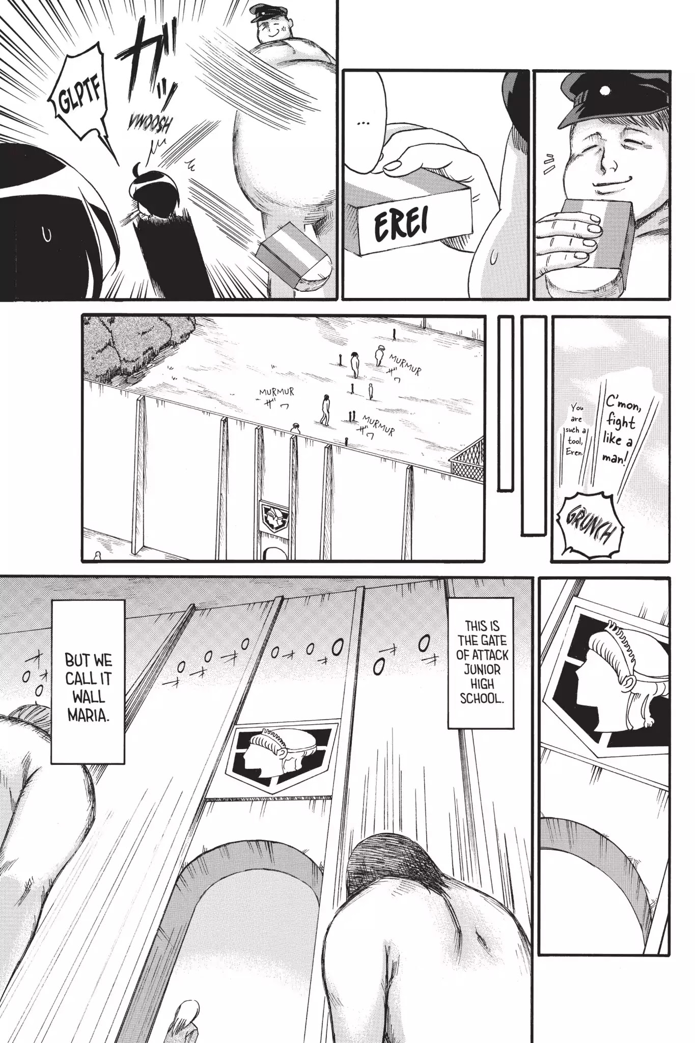 Attack on Titan: Junior High Chapter 1 page 11 - Chapter 1: Vol.1 1st Period: That Did That To That