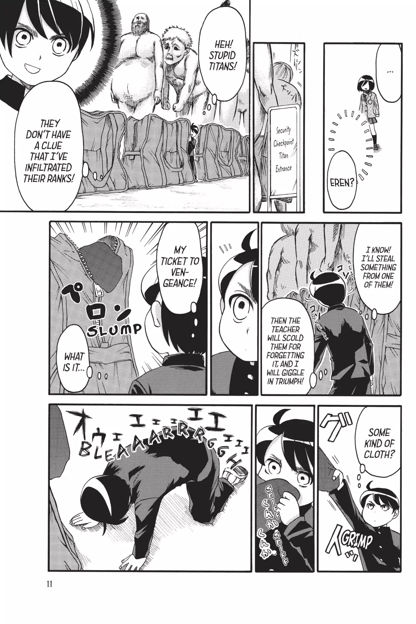 Attack on Titan: Junior High Chapter 1 page 13 - Chapter 1: Vol.1 1st Period: That Did That To That