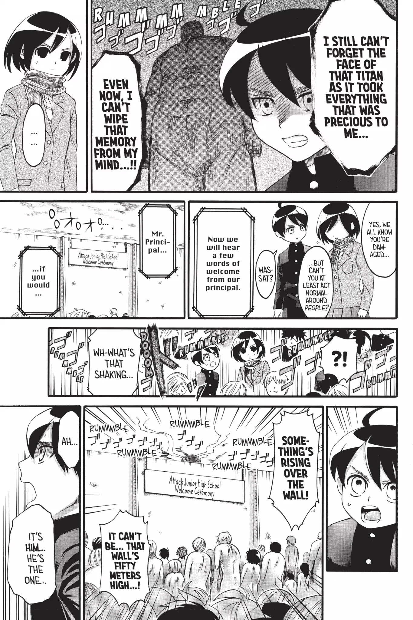 Attack on Titan: Junior High Chapter 1 page 21 - Chapter 1: Vol.1 1st Period: That Did That To That