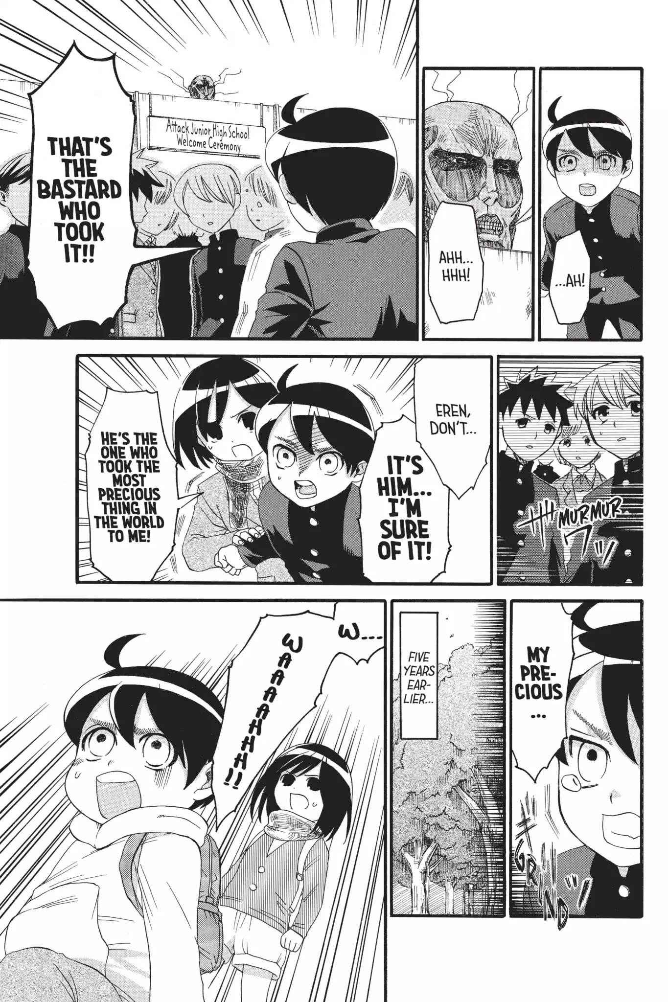 Attack on Titan: Junior High Chapter 1 page 23 - Chapter 1: Vol.1 1st Period: That Did That To That