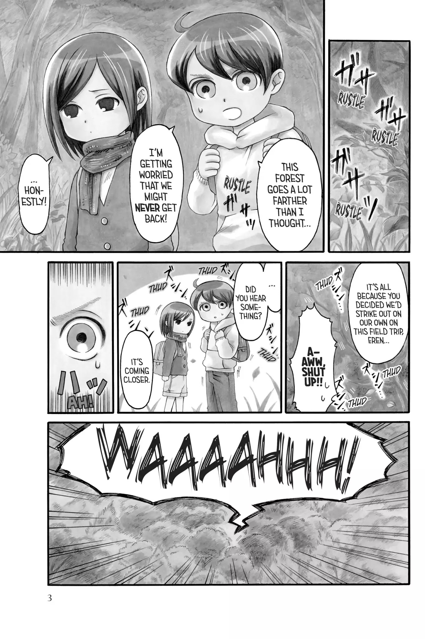 Attack on Titan: Junior High Chapter 1 page 5 - Chapter 1: Vol.1 1st Period: That Did That To That