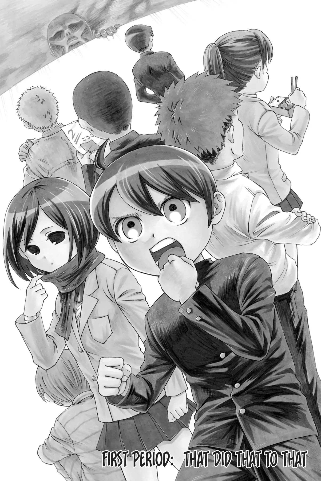 Attack on Titan: Junior High Chapter 1 page 6 - Chapter 1: Vol.1 1st Period: That Did That To That